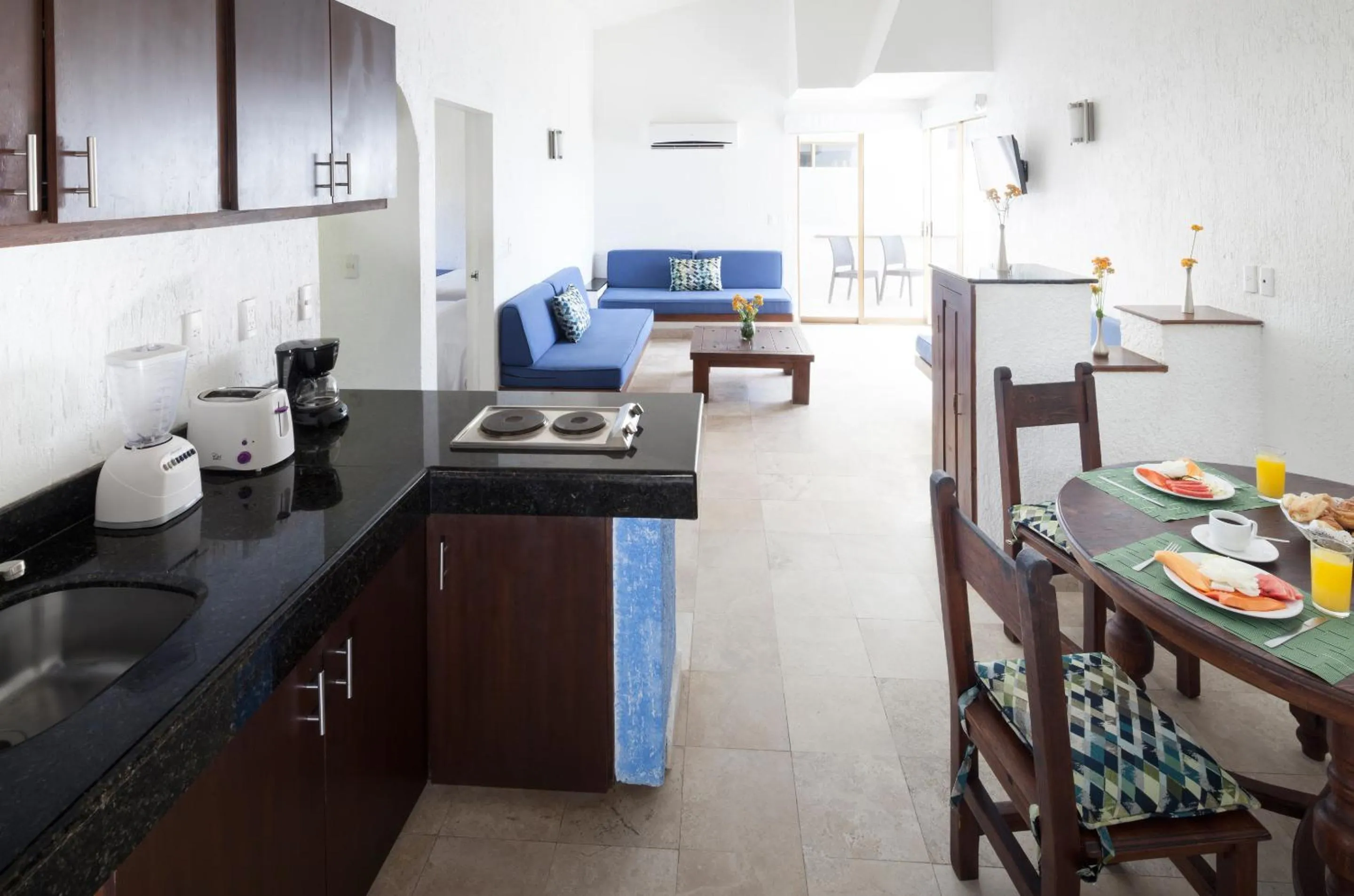 Kitchen or kitchenette in Hotel Villa Varadero