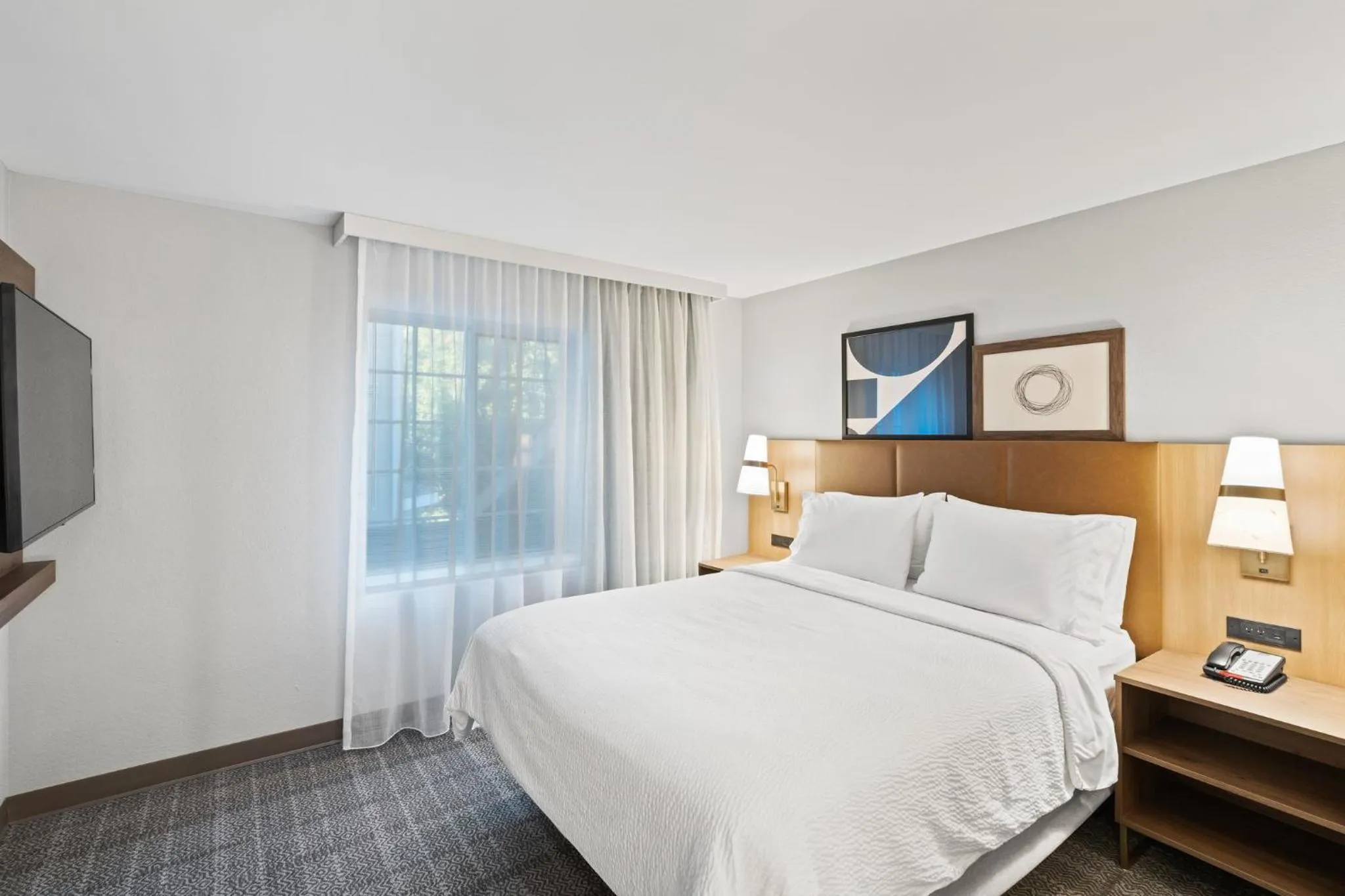 Photo of the whole room, Bed in Staybridge Suites North Brunswick by IHG