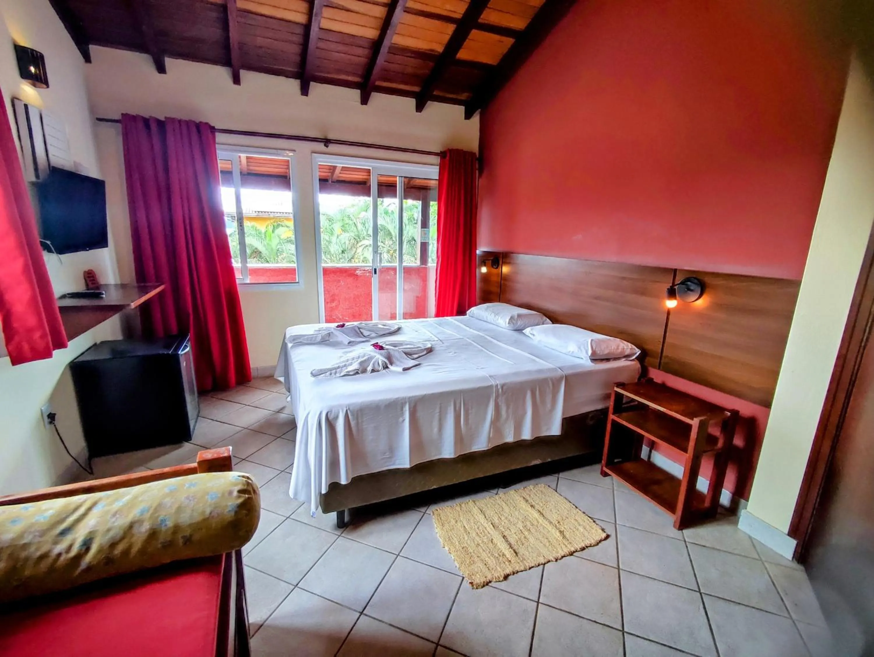 Bedroom, Bed in Pousada Casa na Praia