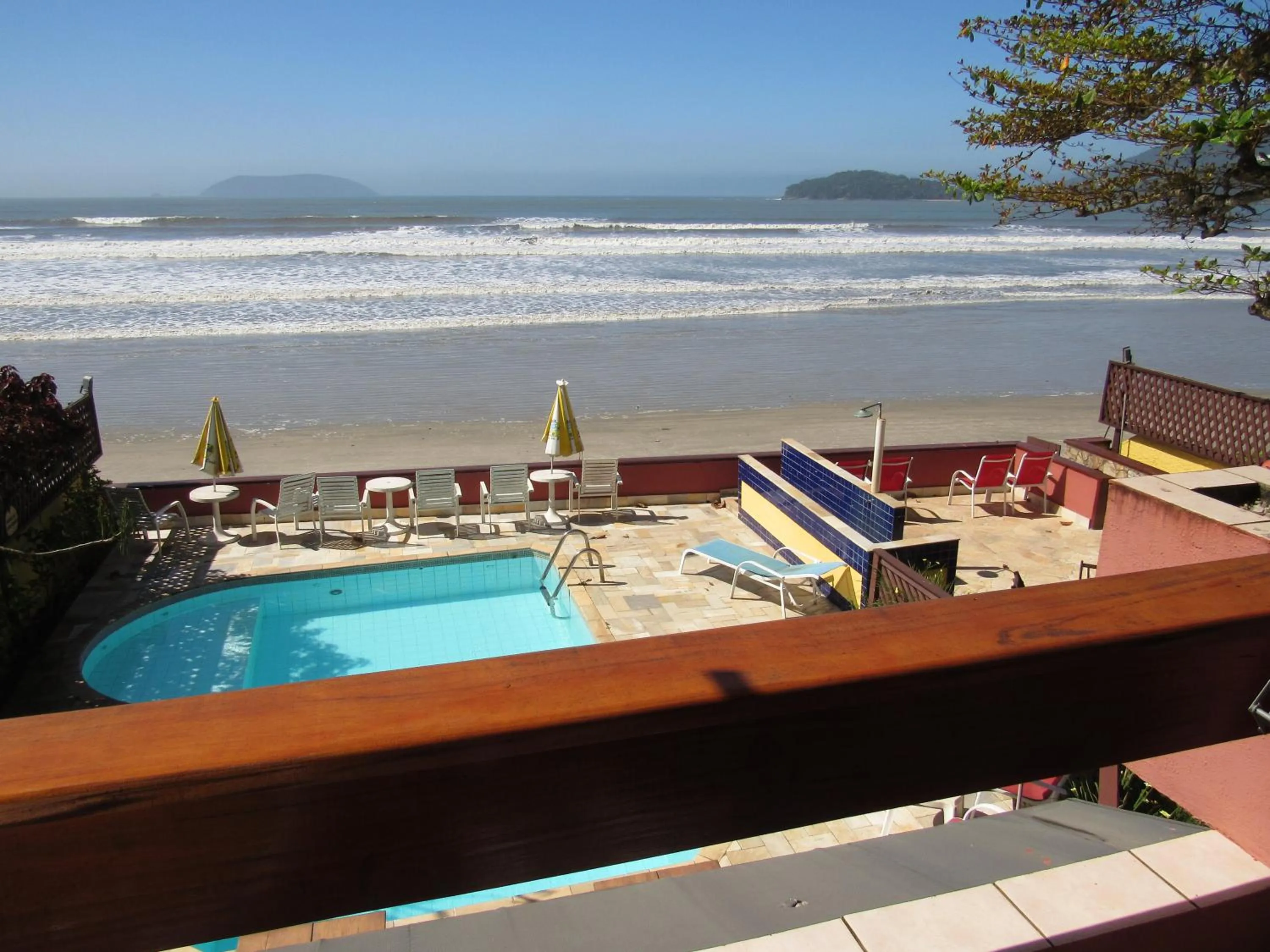Balcony/Terrace in Pousada Casa na Praia