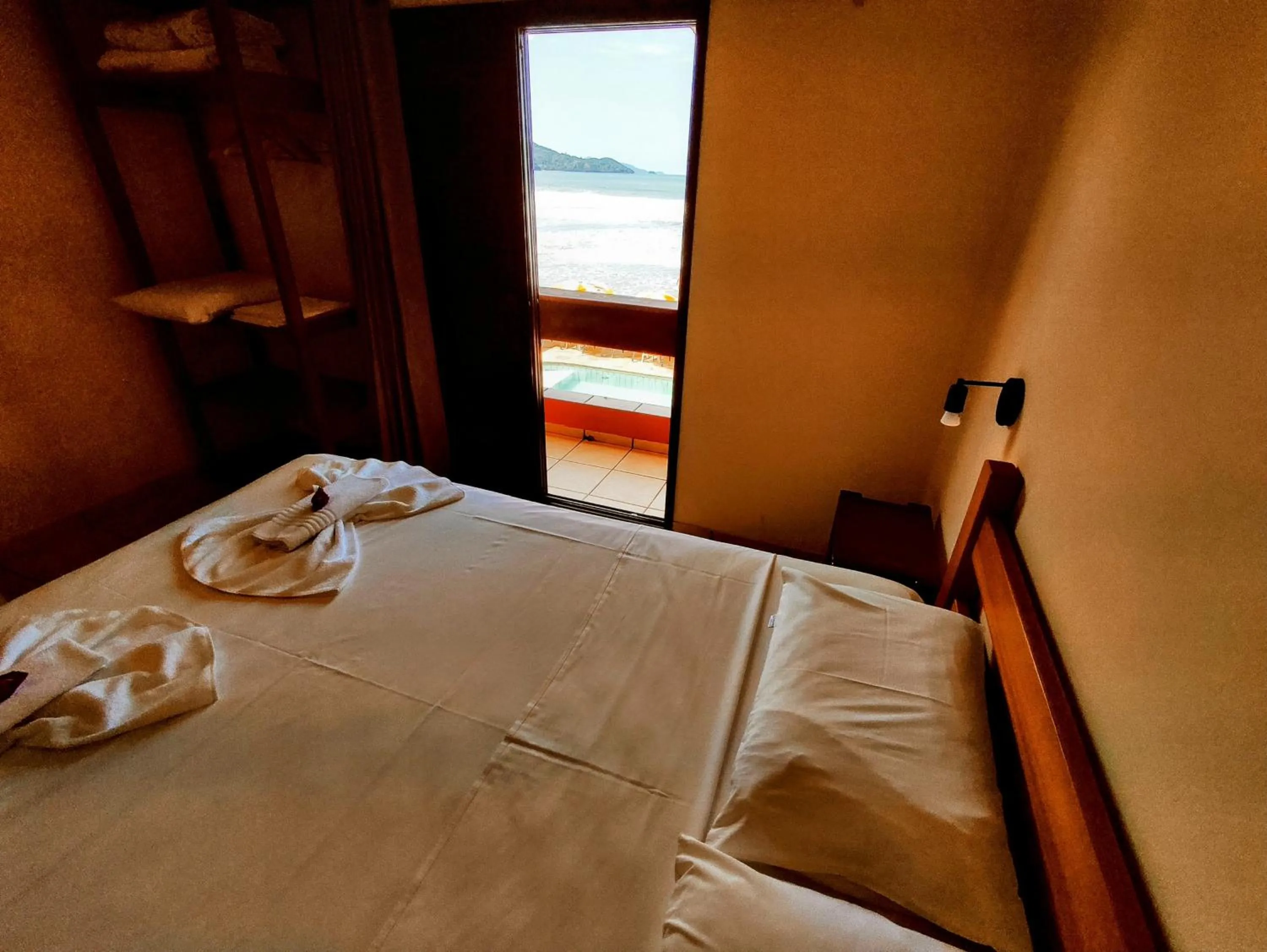 Bedroom, Bed in Pousada Casa na Praia