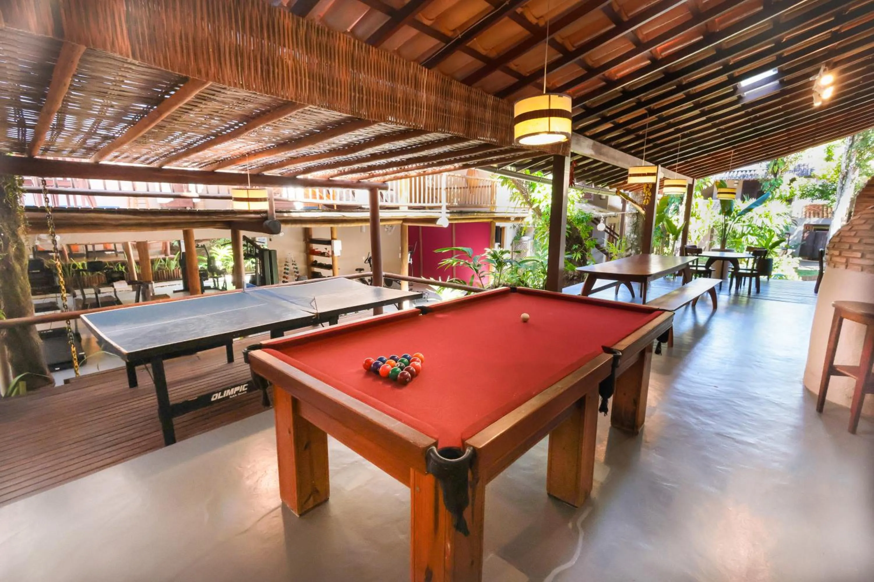 Billiard in Hotel Pousada Coqueiros