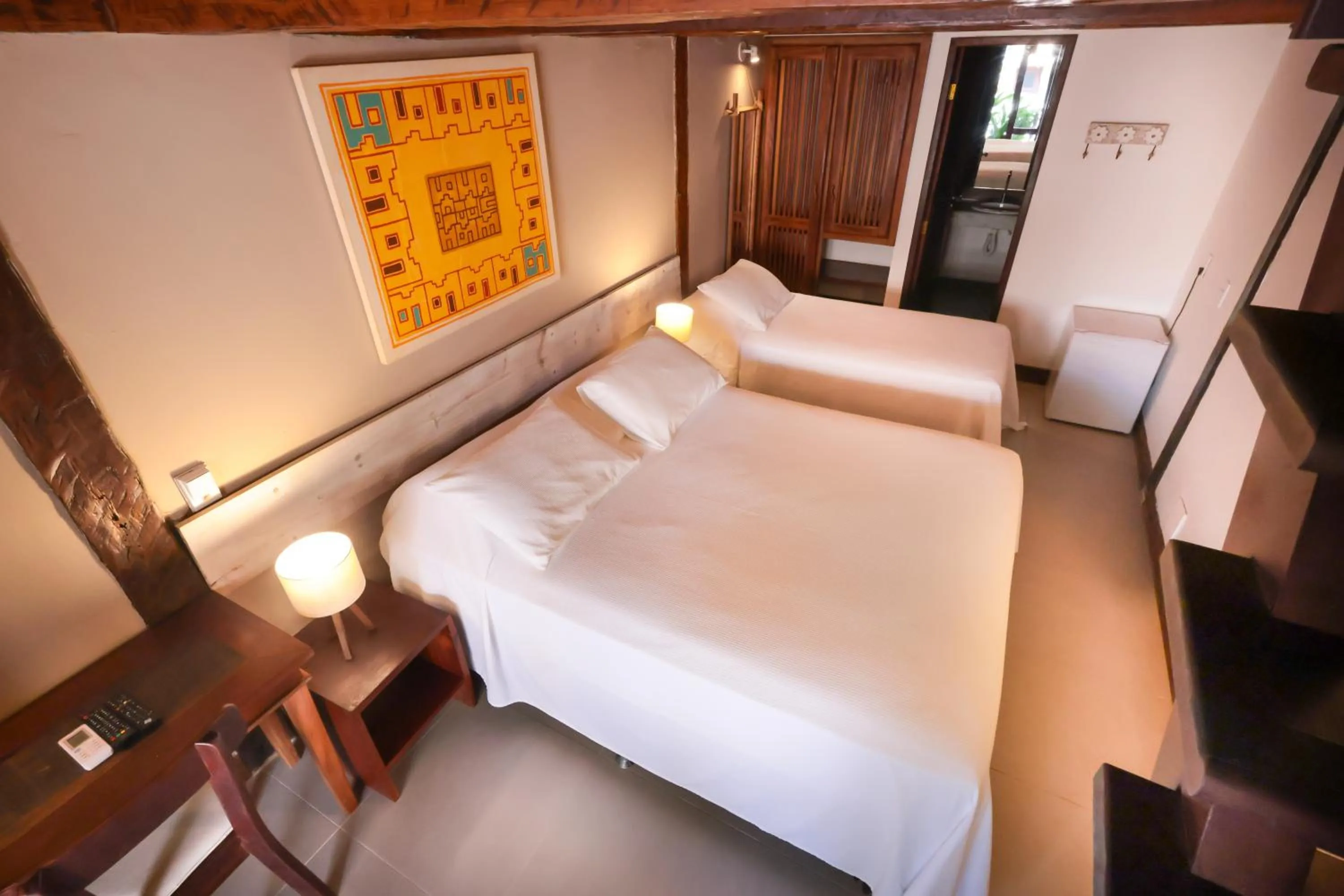 Bedroom, Bed in Hotel Pousada Coqueiros