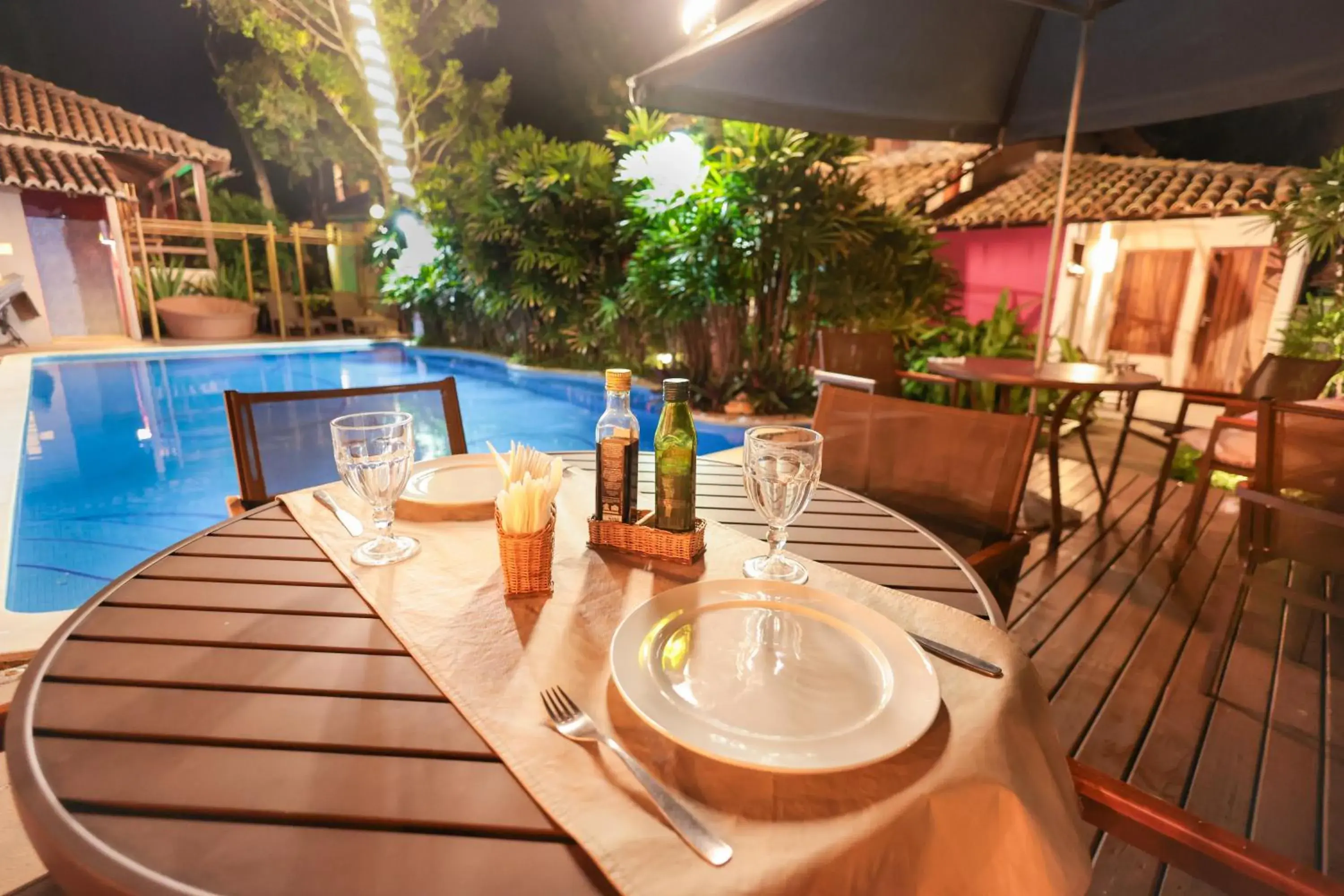 Pool view in Hotel Pousada Coqueiros Pool view in Hotel Pousada Coqueiros