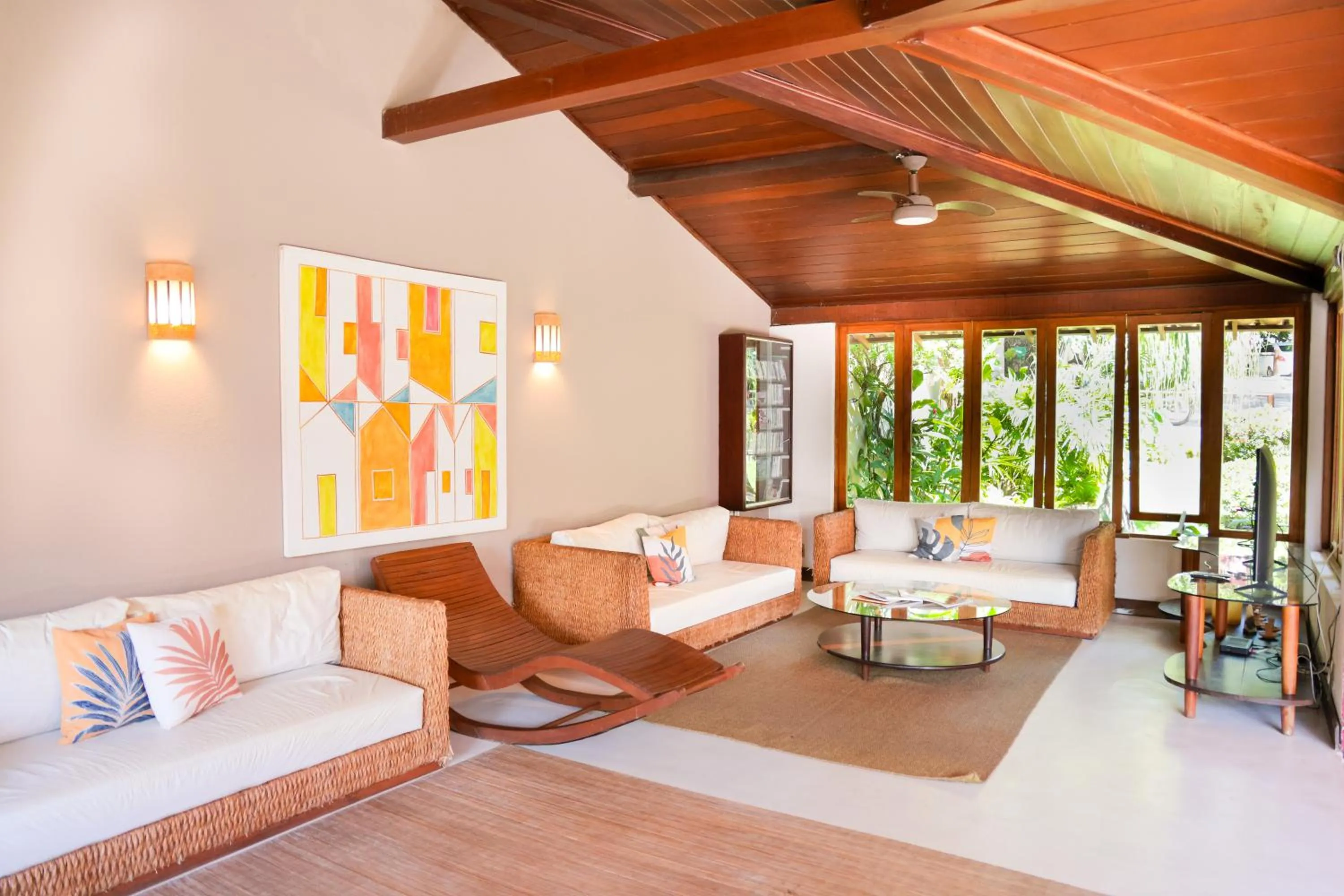 Living room in Hotel Pousada Coqueiros