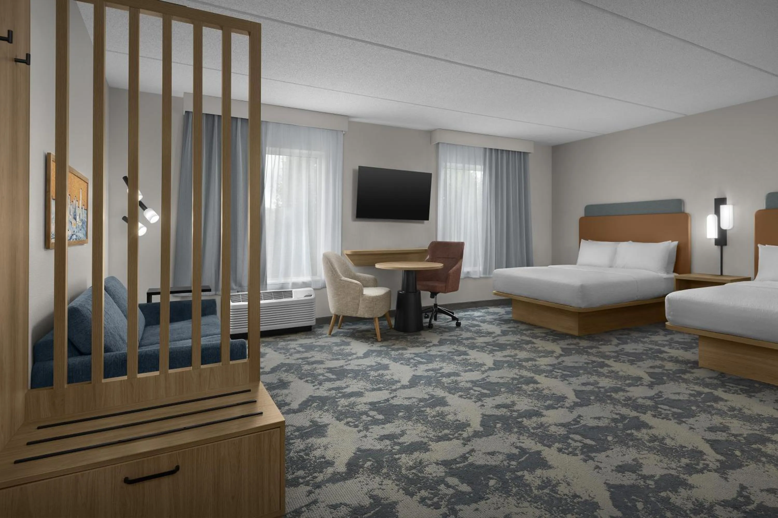 Bedroom, Bed in Hampton Inn & Suites Huntersville