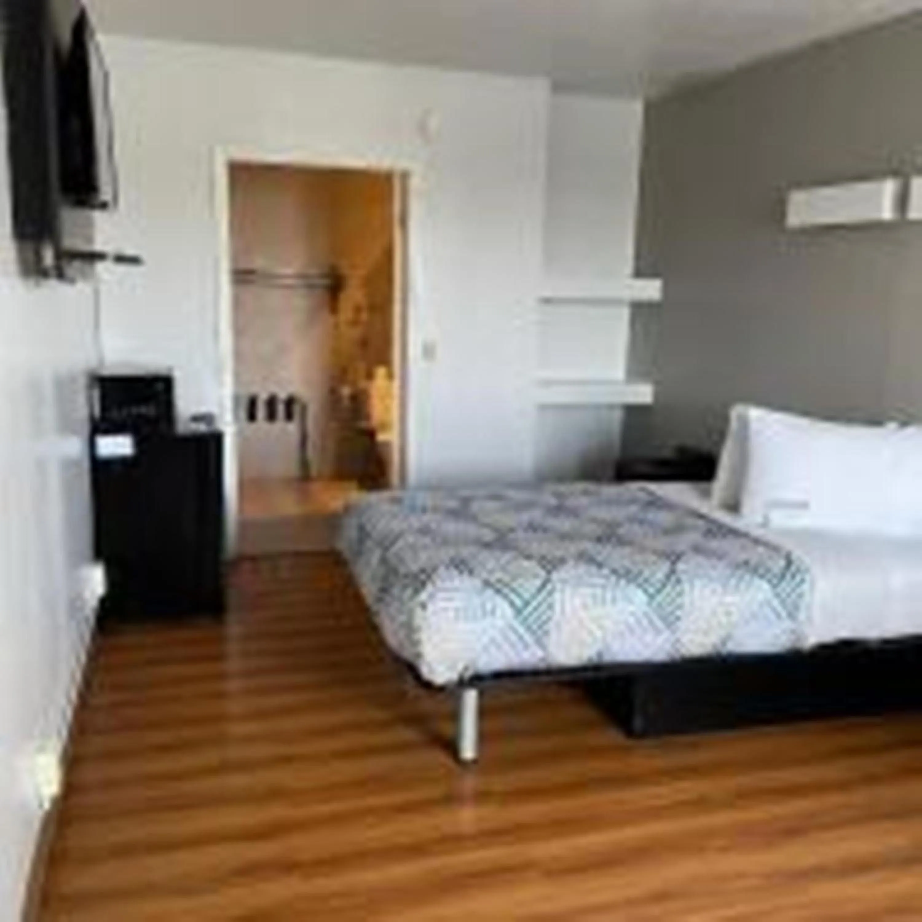 Bed in Motel 6-Van Horn, TX