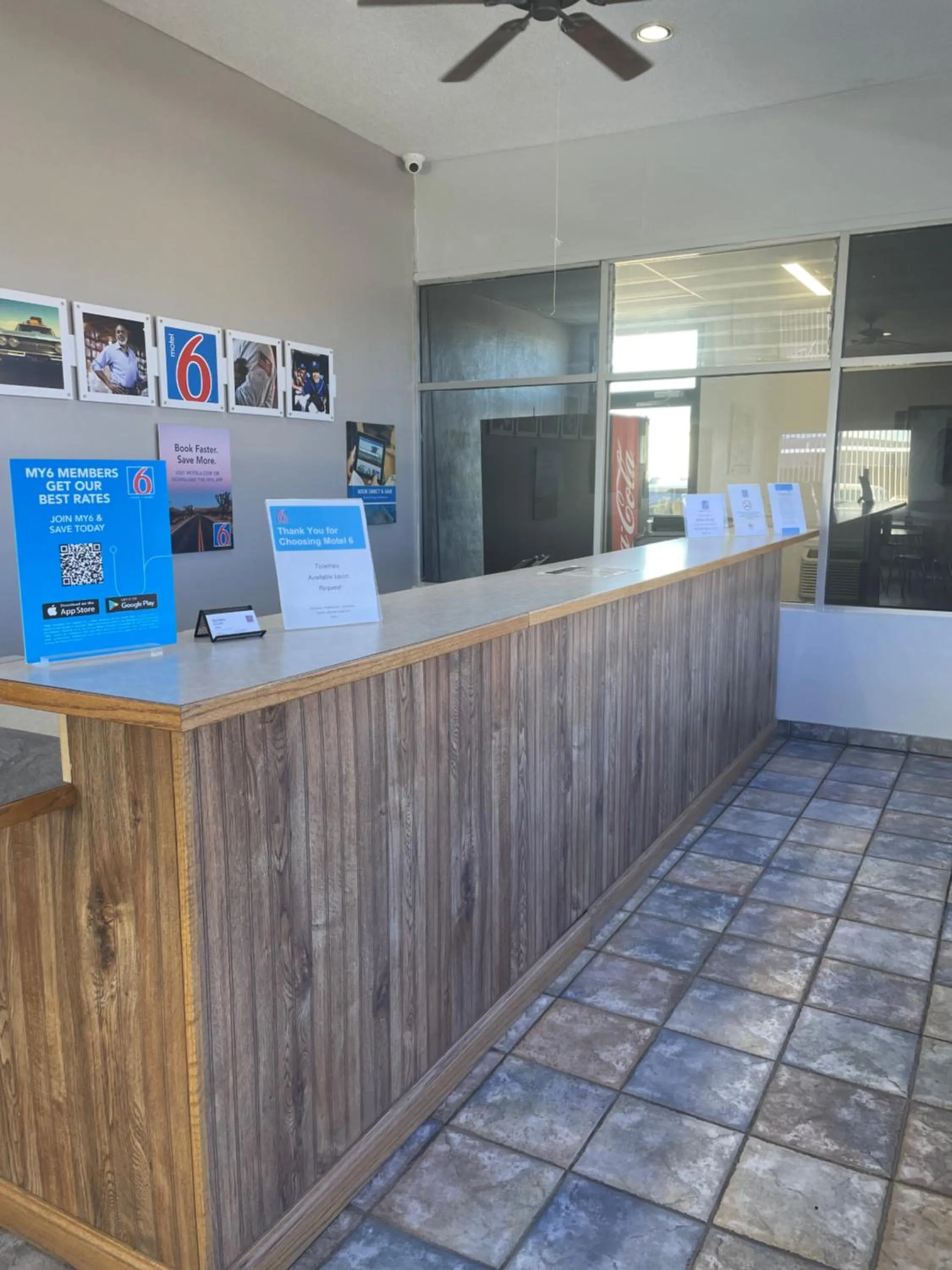 Lobby or reception in Motel 6-Van Horn, TX
