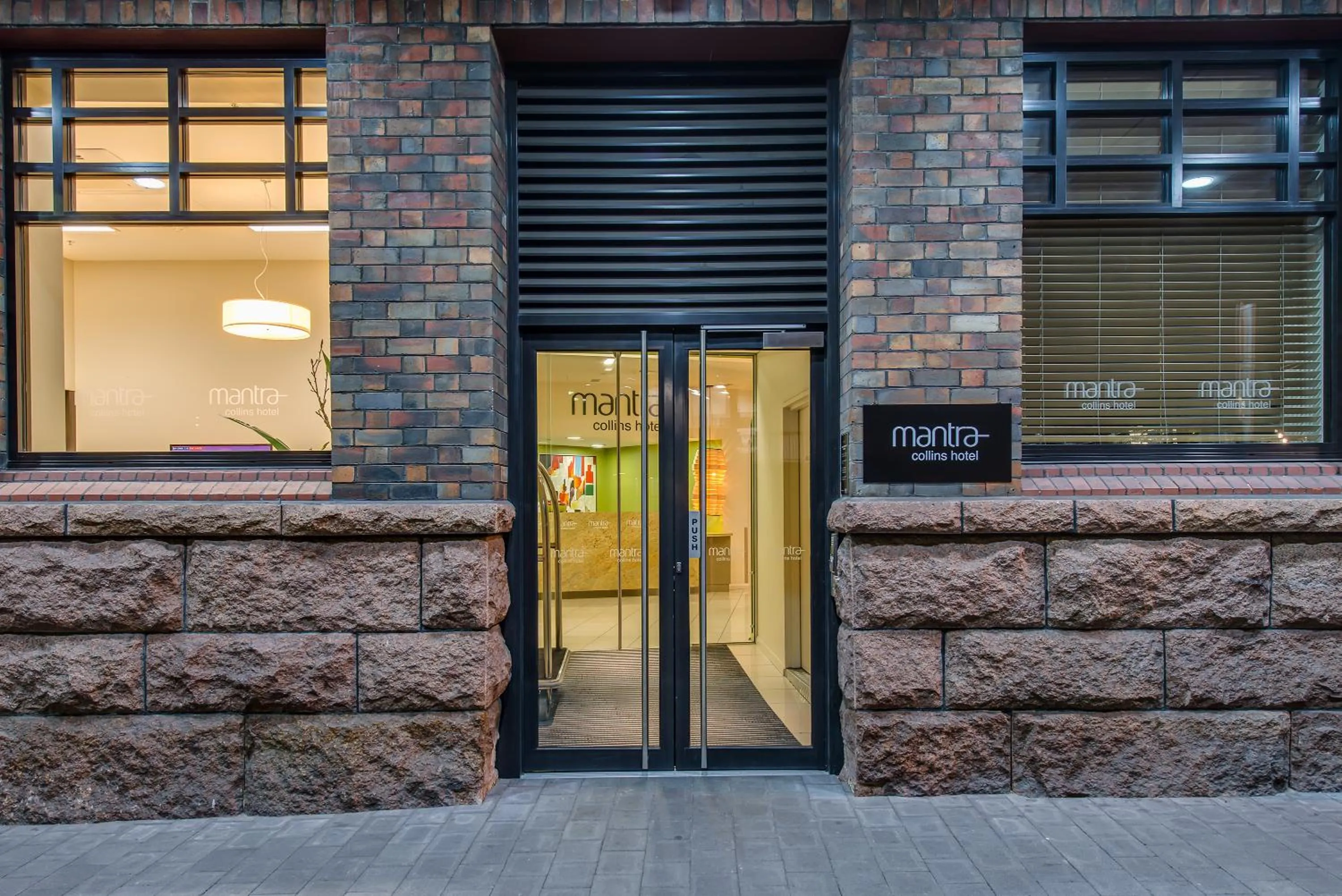 Facade/entrance in Mantra Collins Hotel