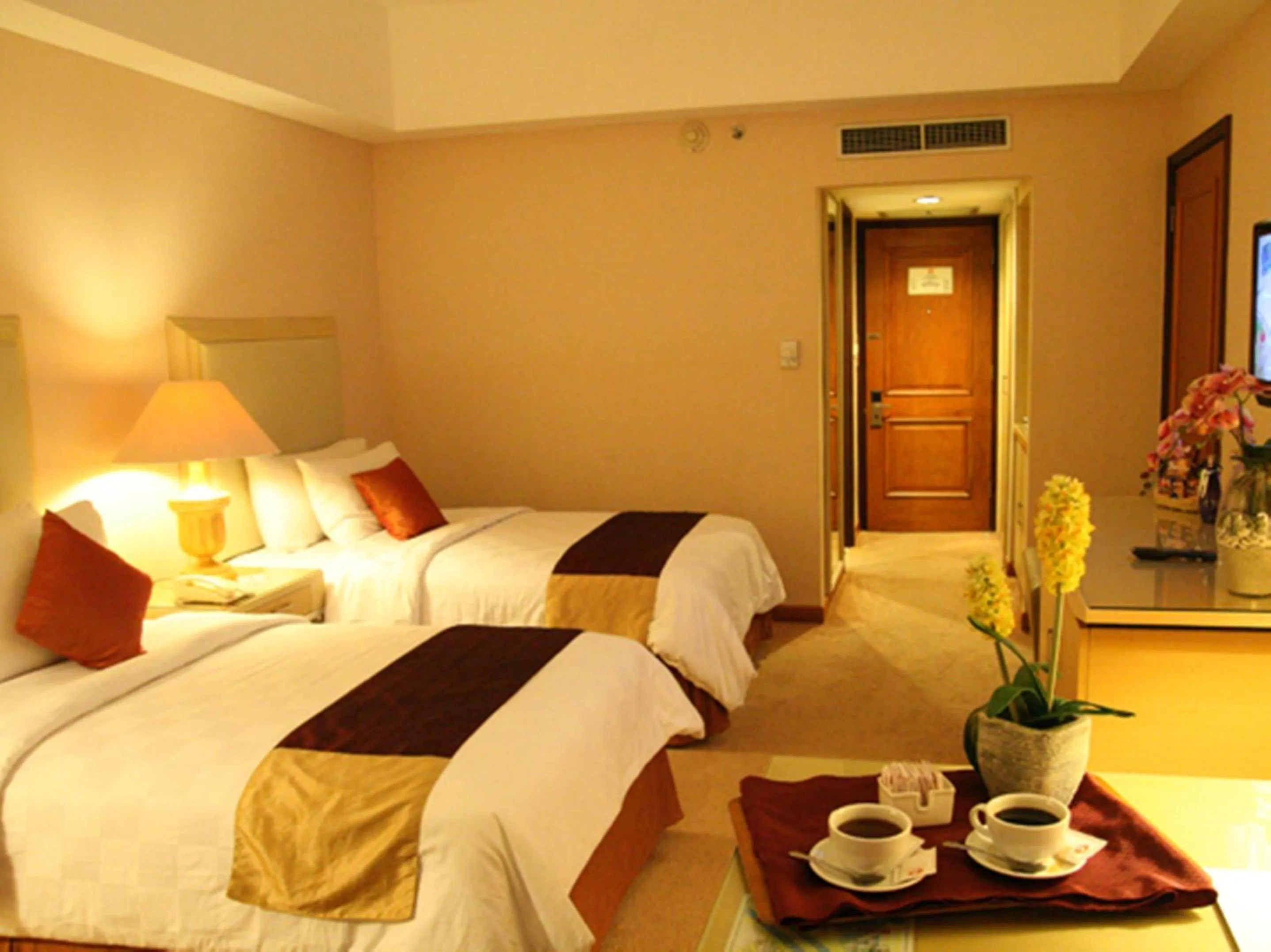 Bed in Hotel Gran Puri Manado