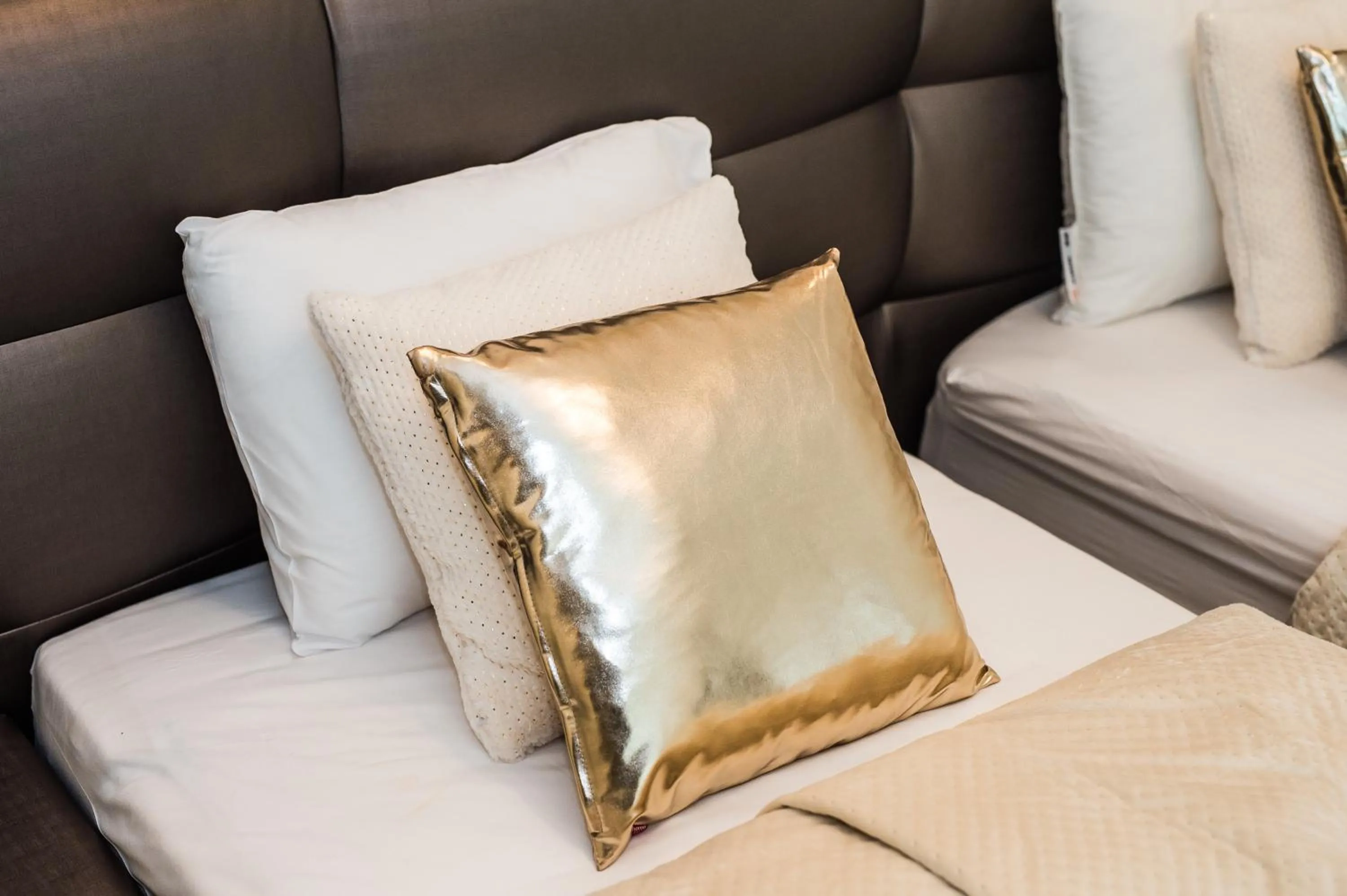 Bed in Super-Apartamenty International Fair