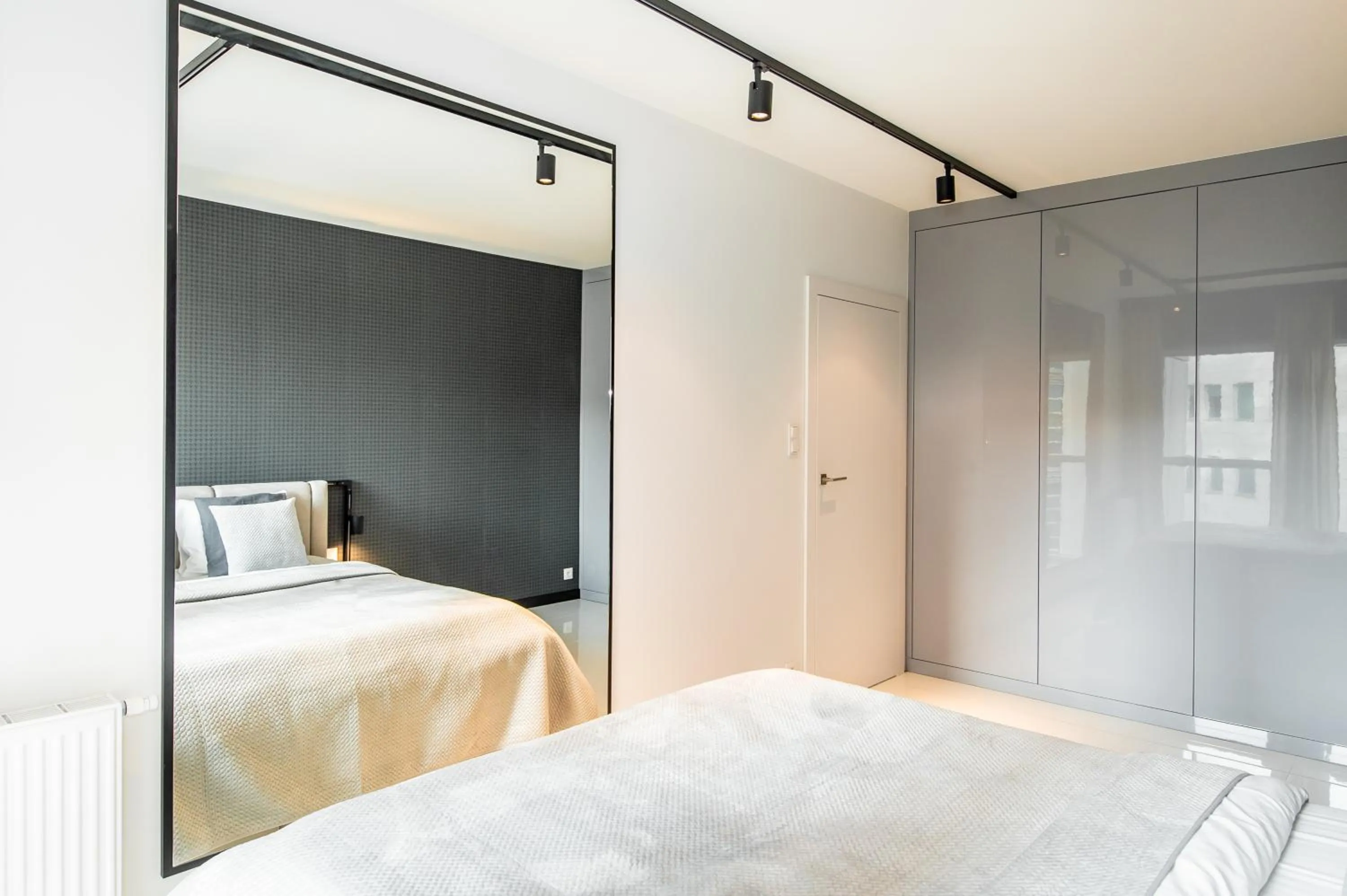 Bed in Super-Apartamenty International Fair