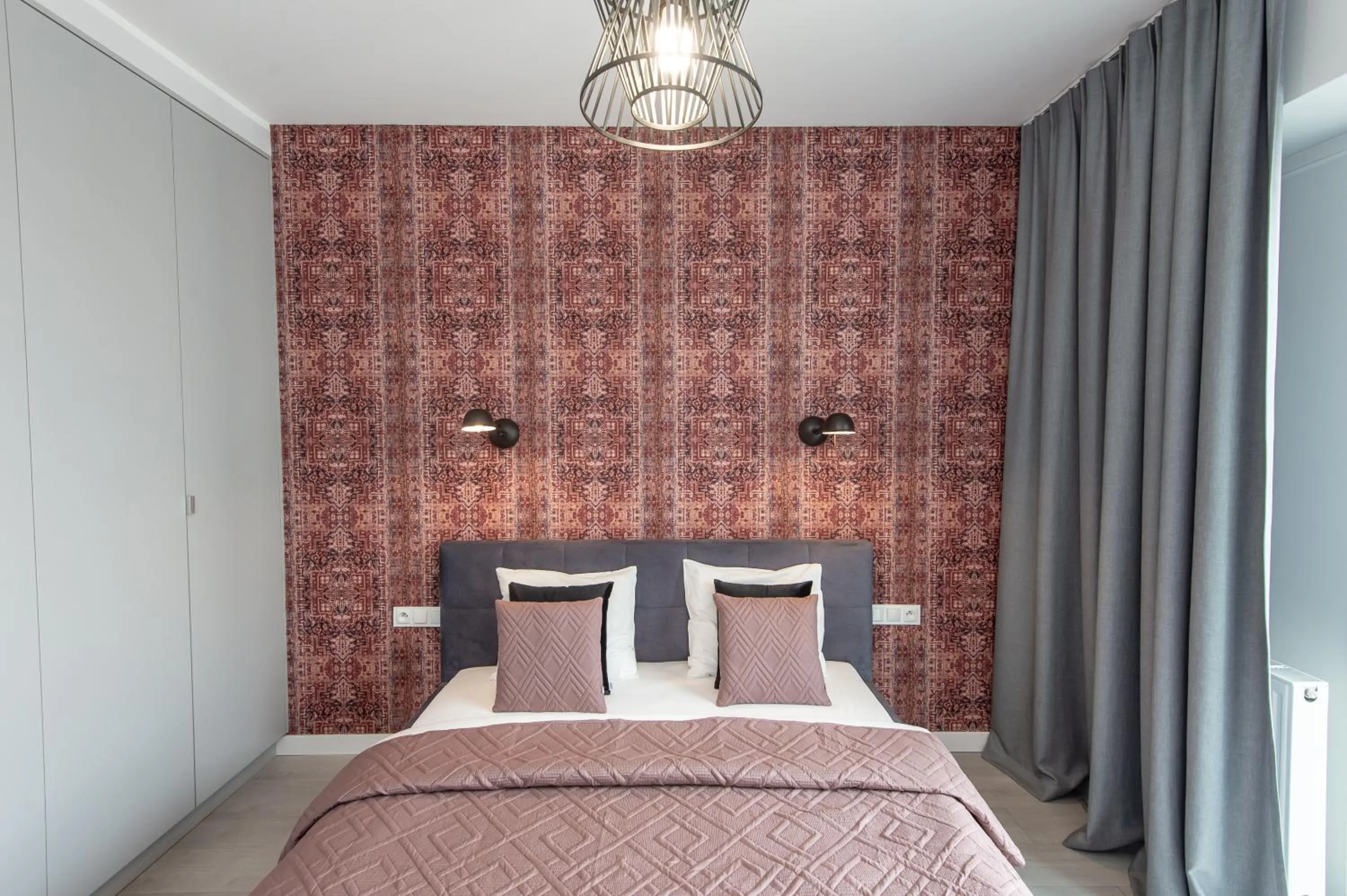 Bed in Super-Apartamenty International Fair