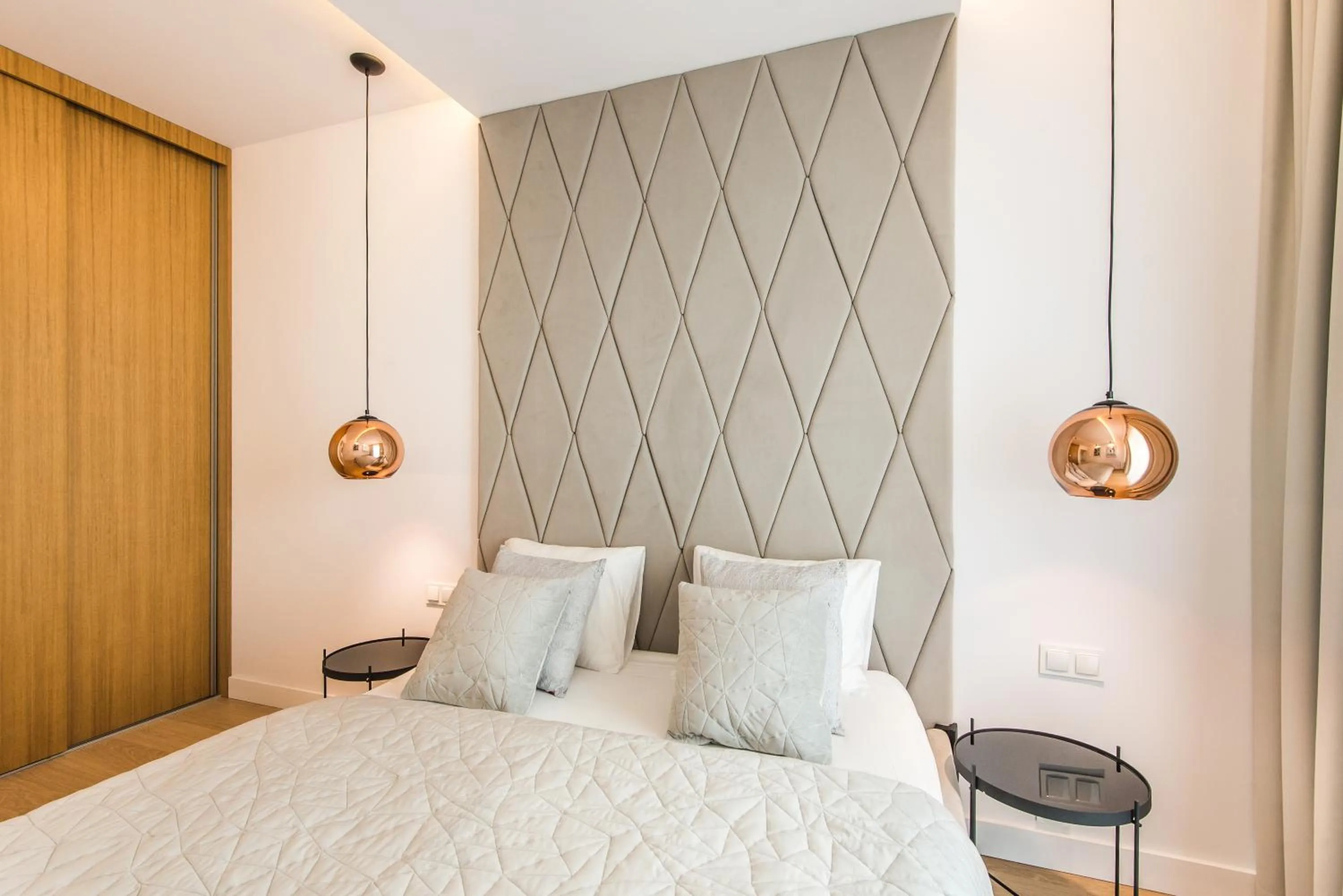 Bed in Super-Apartamenty International Fair