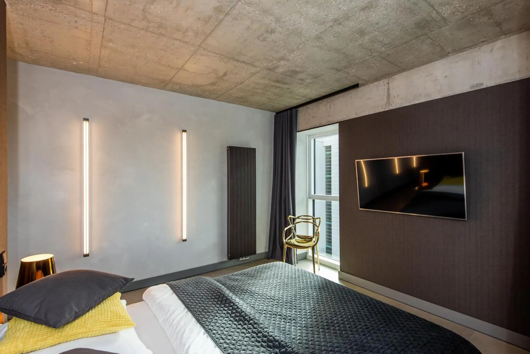 Bed in Super-Apartamenty International Fair