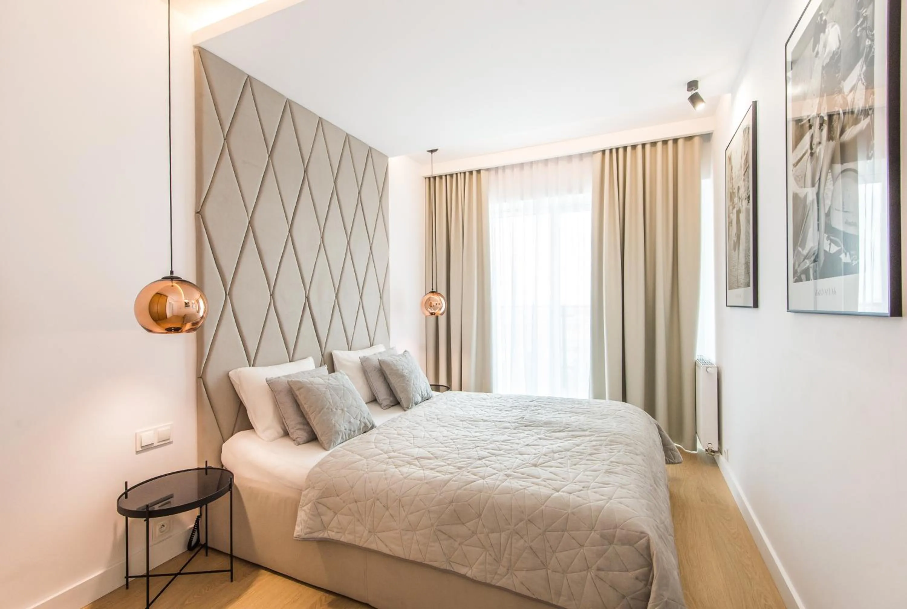 Bed in Super-Apartamenty International Fair