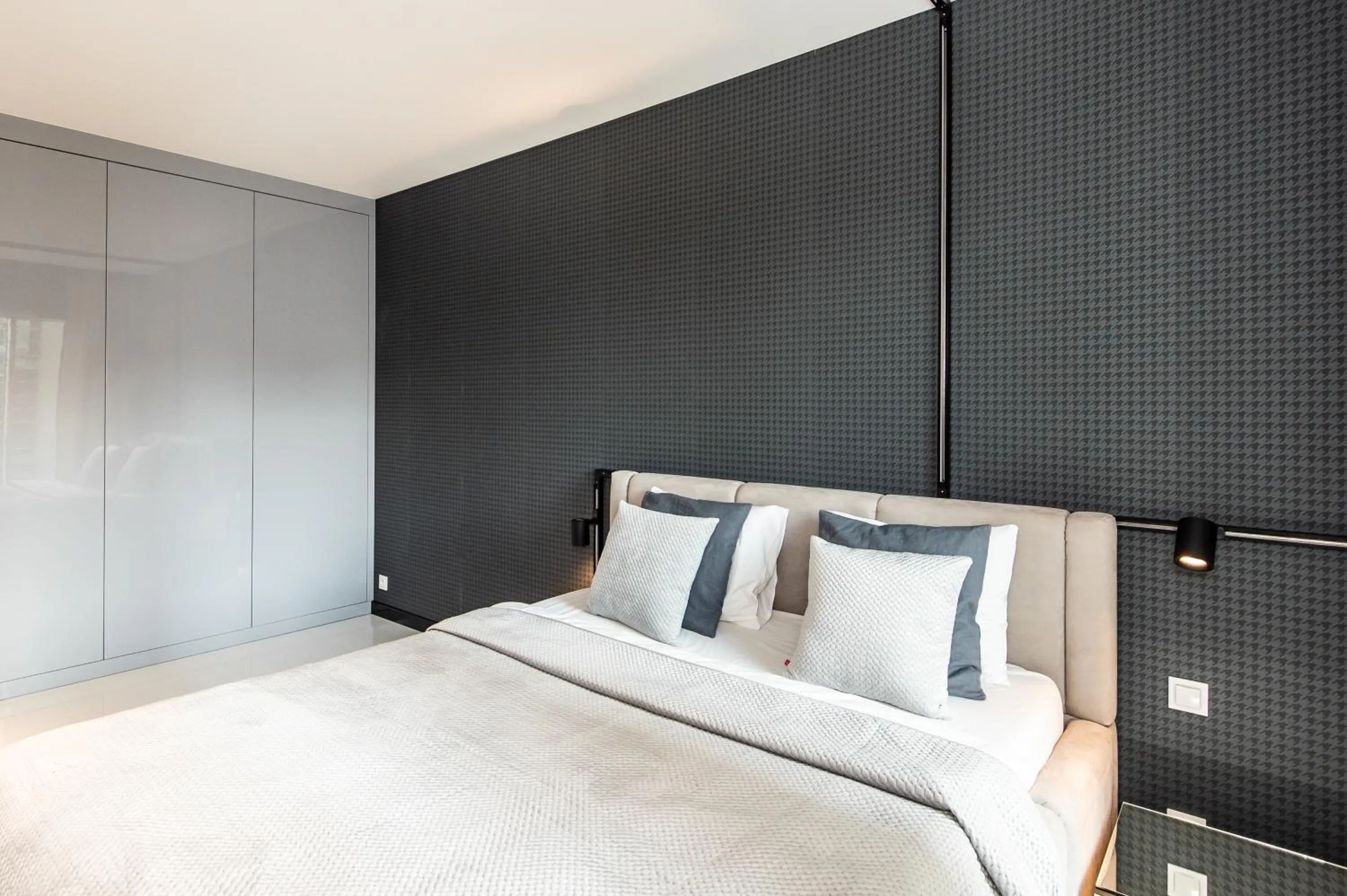 Bed in Super-Apartamenty International Fair