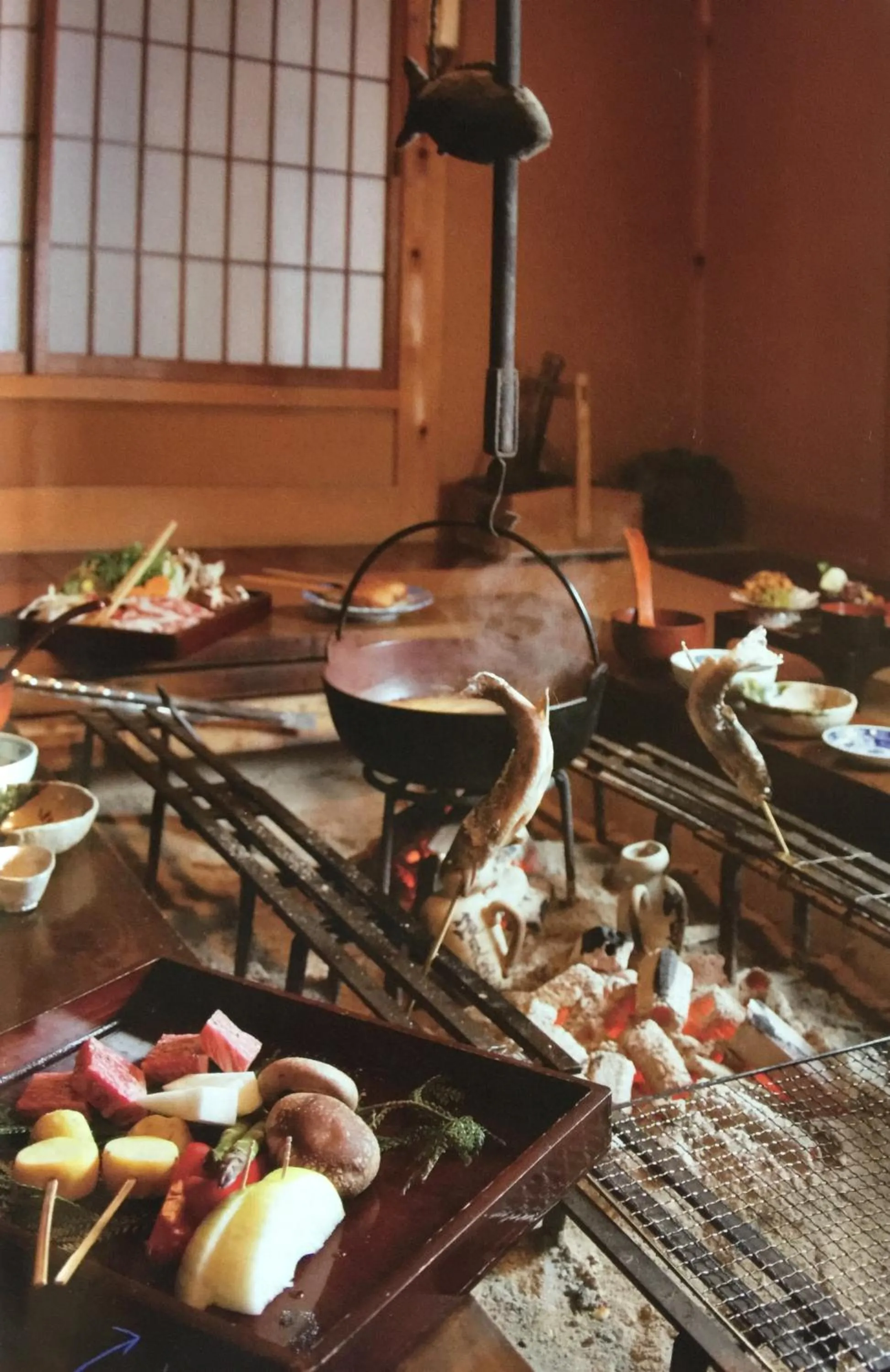 Dinner in Takimi Onsen Inn that only accepts one group per day