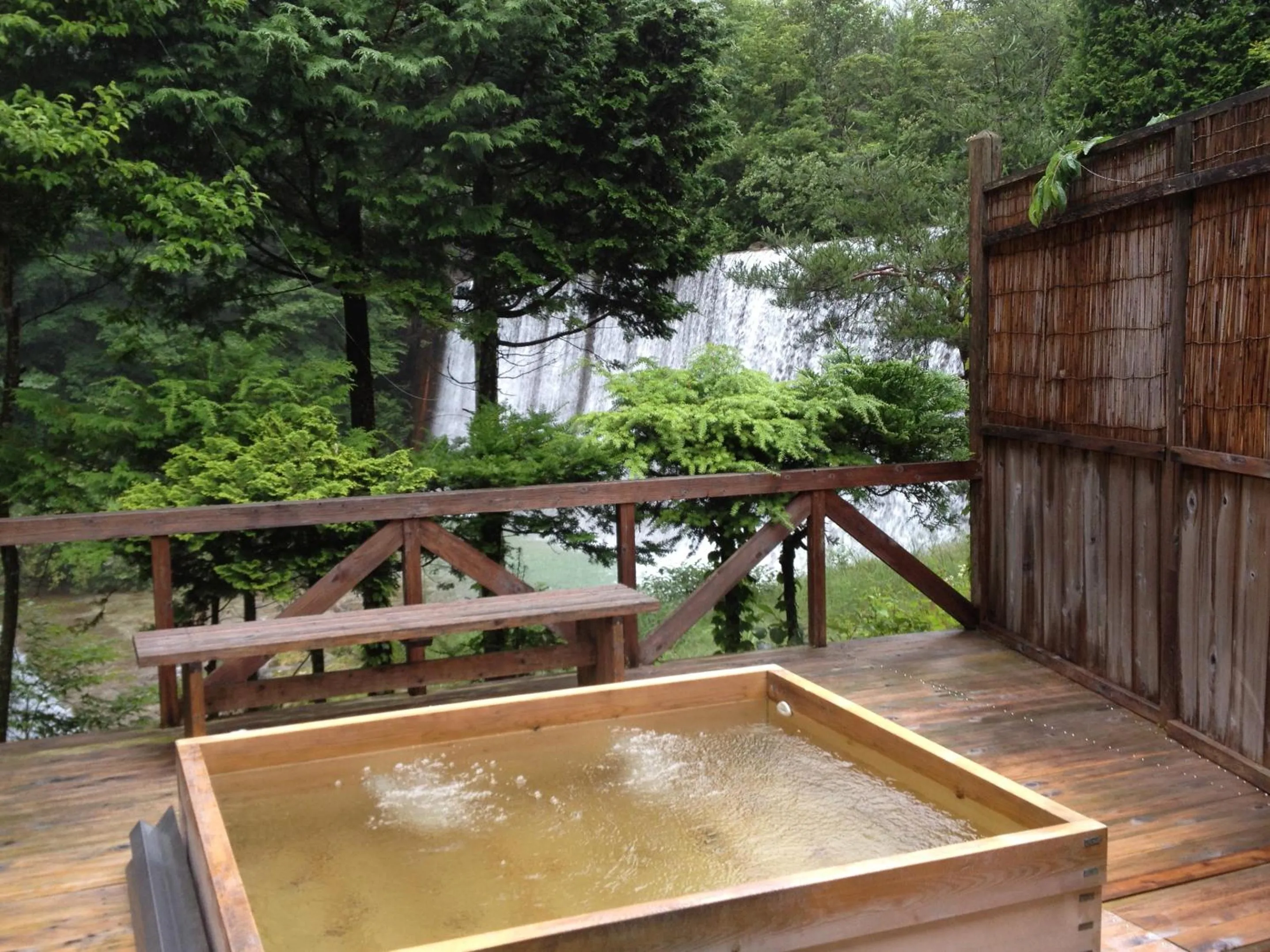 Bathroom in Takimi Onsen Inn that only accepts one group per day
