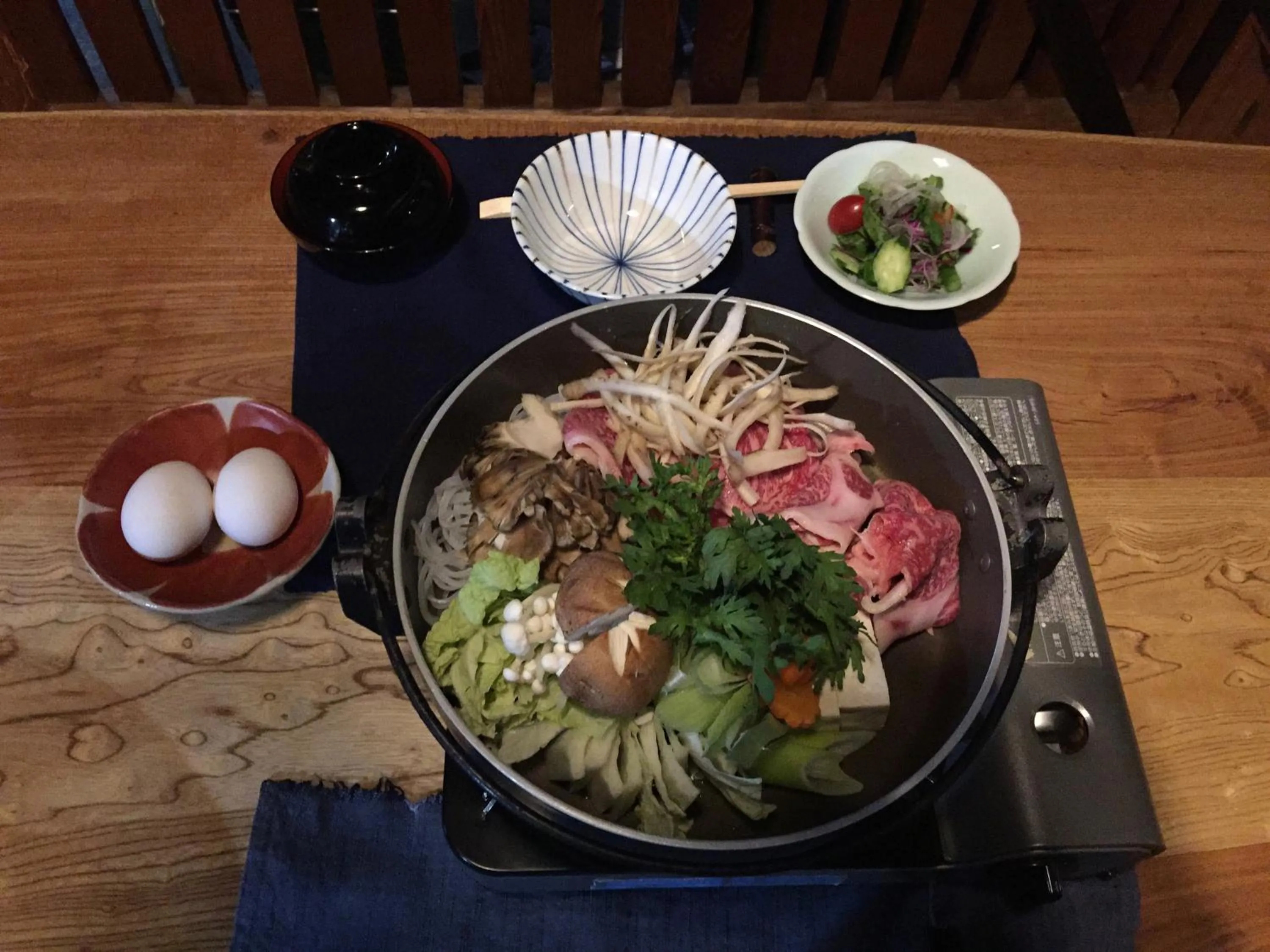 Dinner in Takimi Onsen Inn that only accepts one group per day