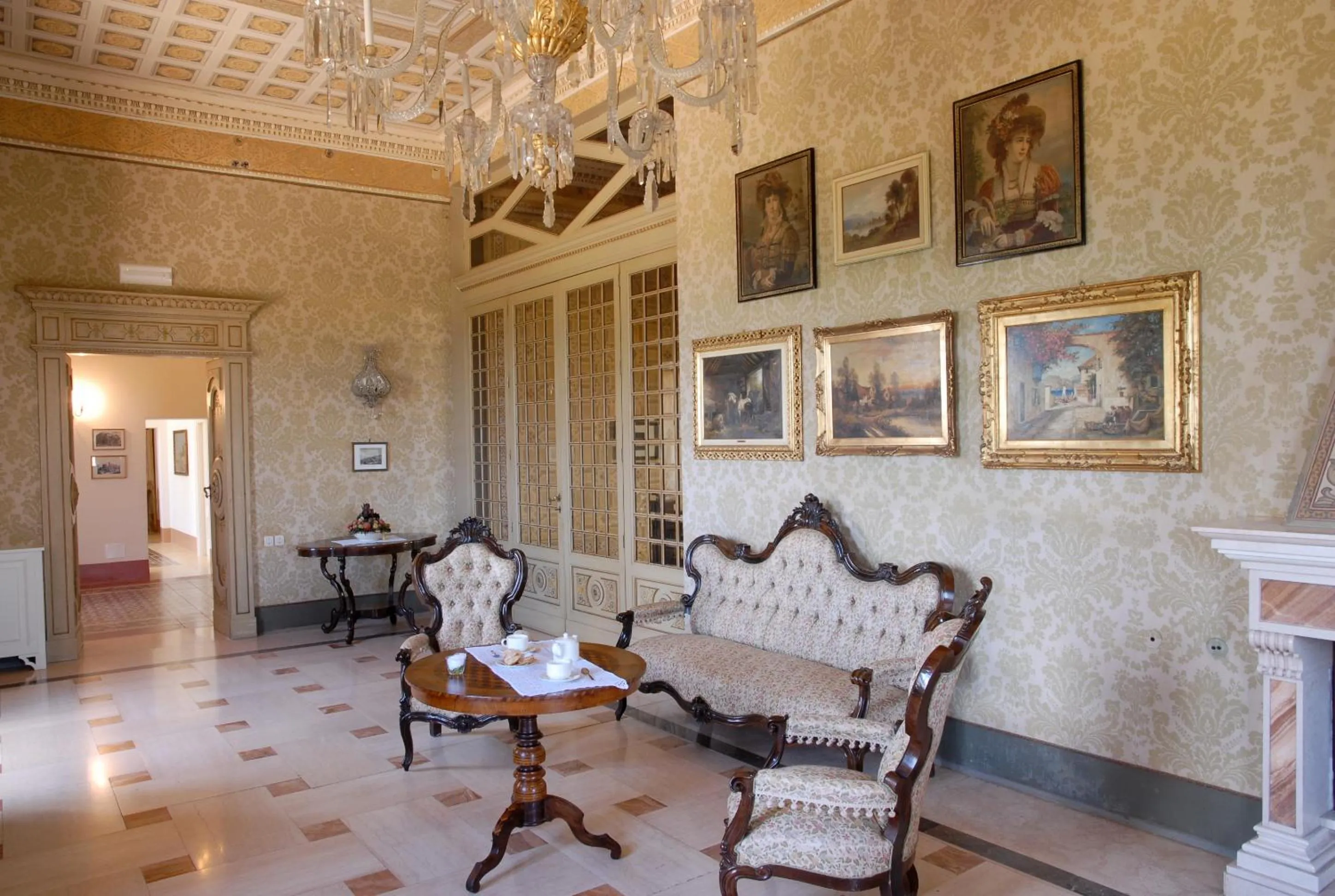 Living room in Masseria Salamina