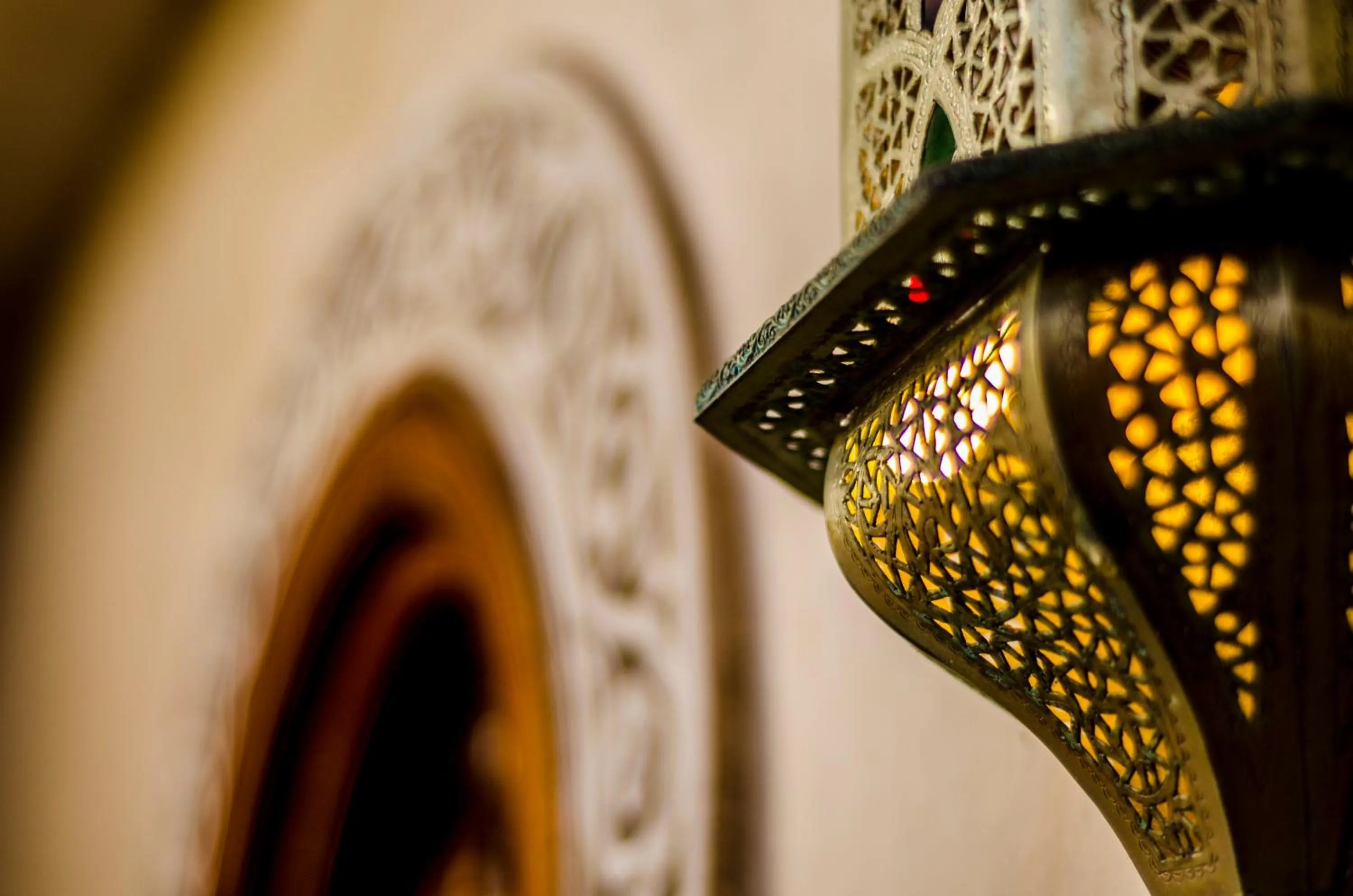 Decorative detail in Riad Sidi Fatah