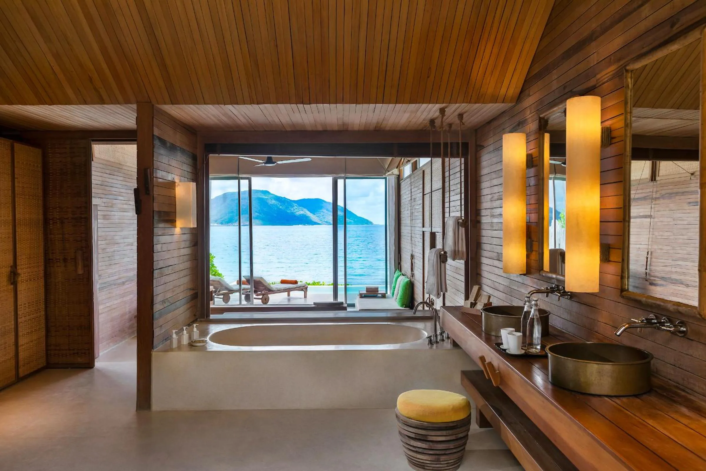 Bathroom in Six Senses Con Dao - Turtle Island Paradise