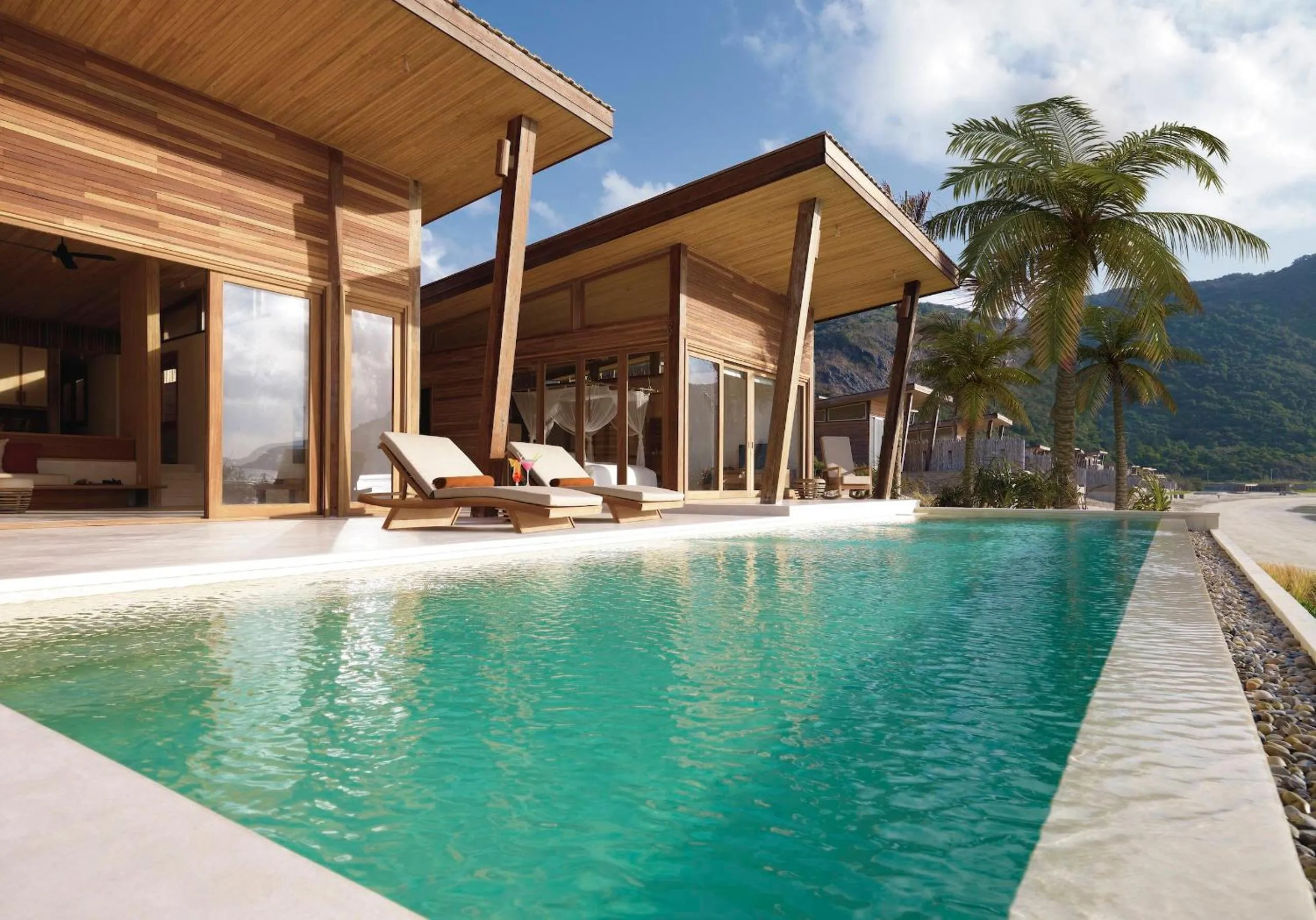 Swimming pool in Six Senses Con Dao - Turtle Island Paradise