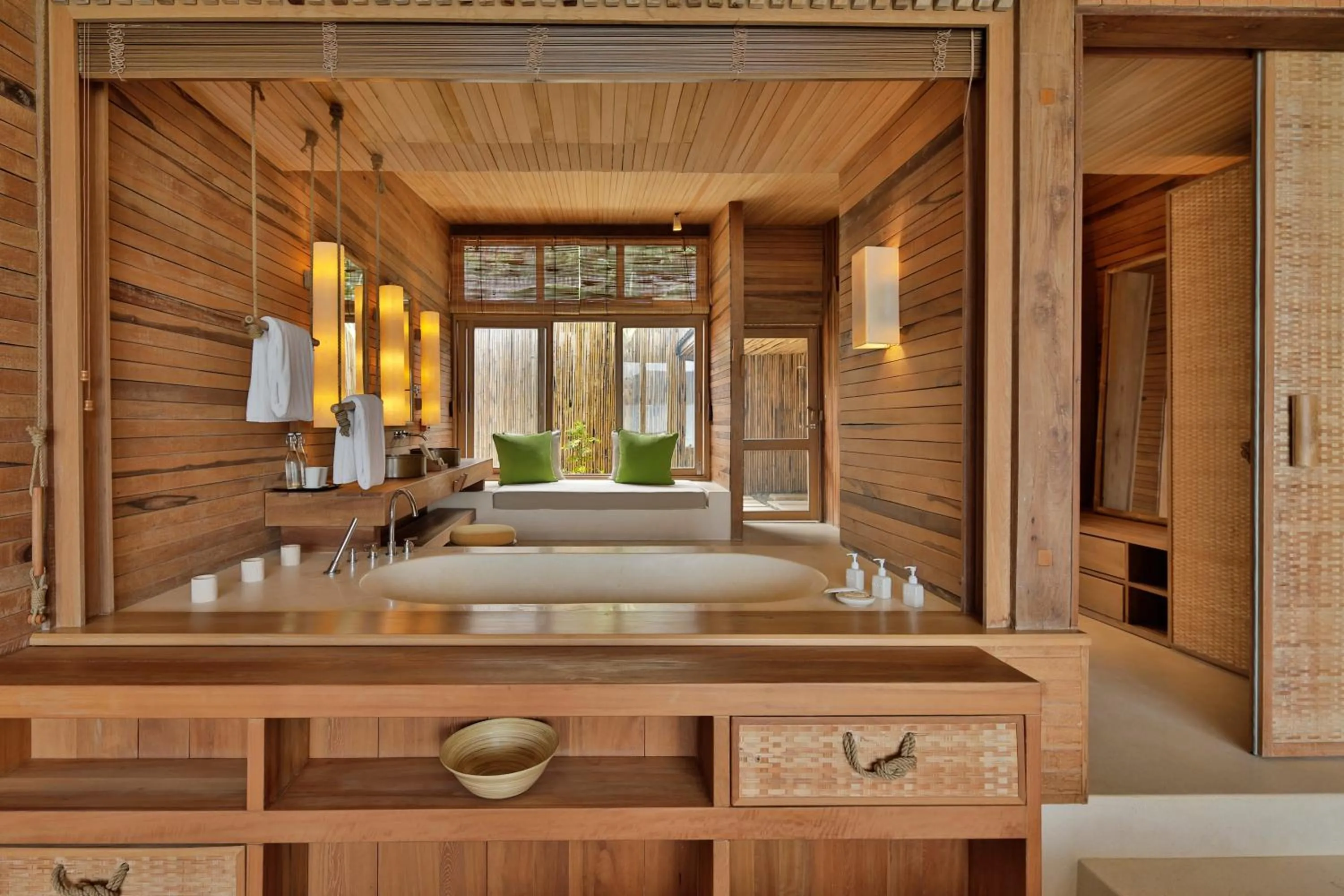 Bathroom in Six Senses Con Dao - Turtle Island Paradise