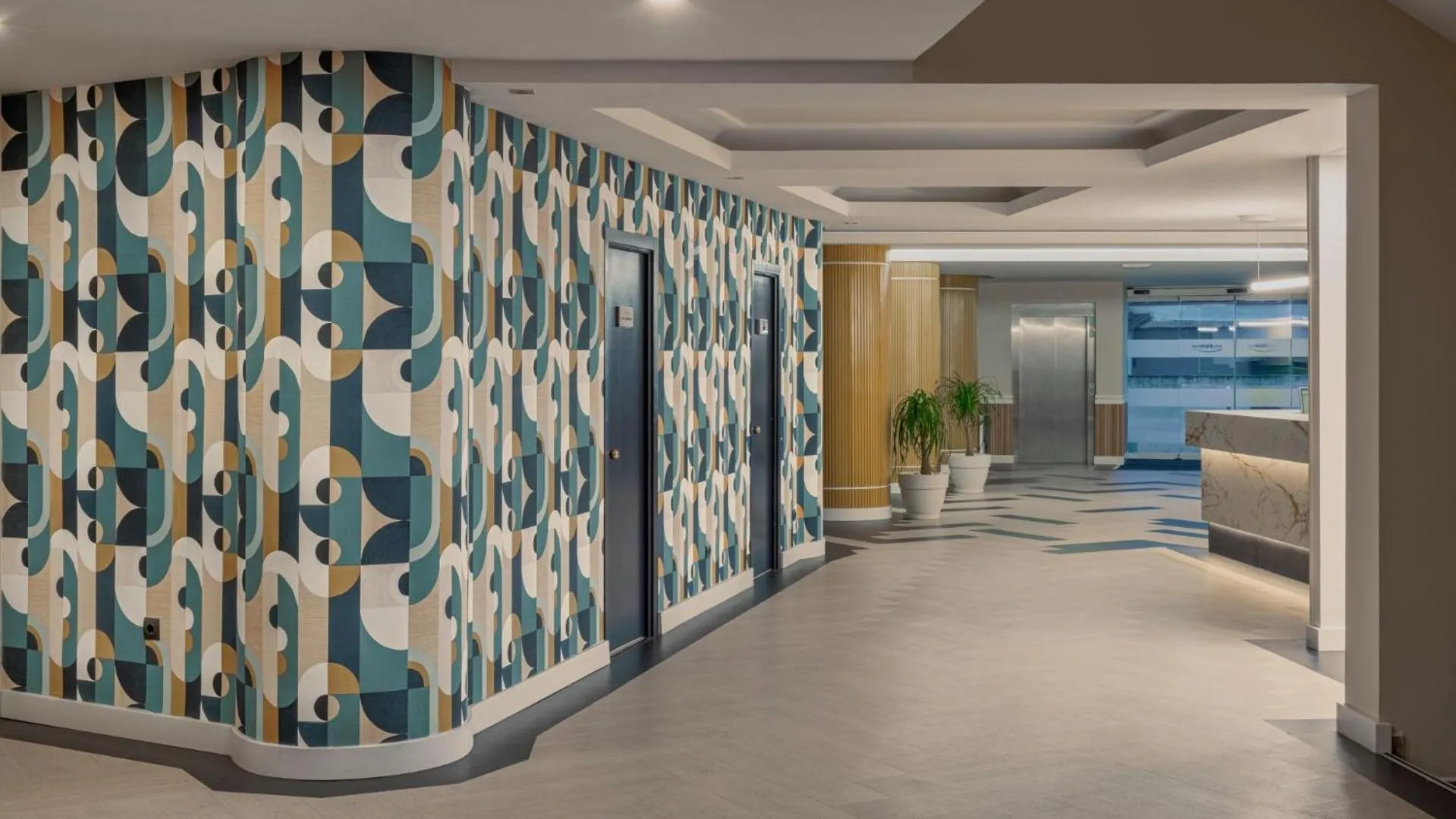 Lobby or reception in MedPlaya Hotel Alba Beach