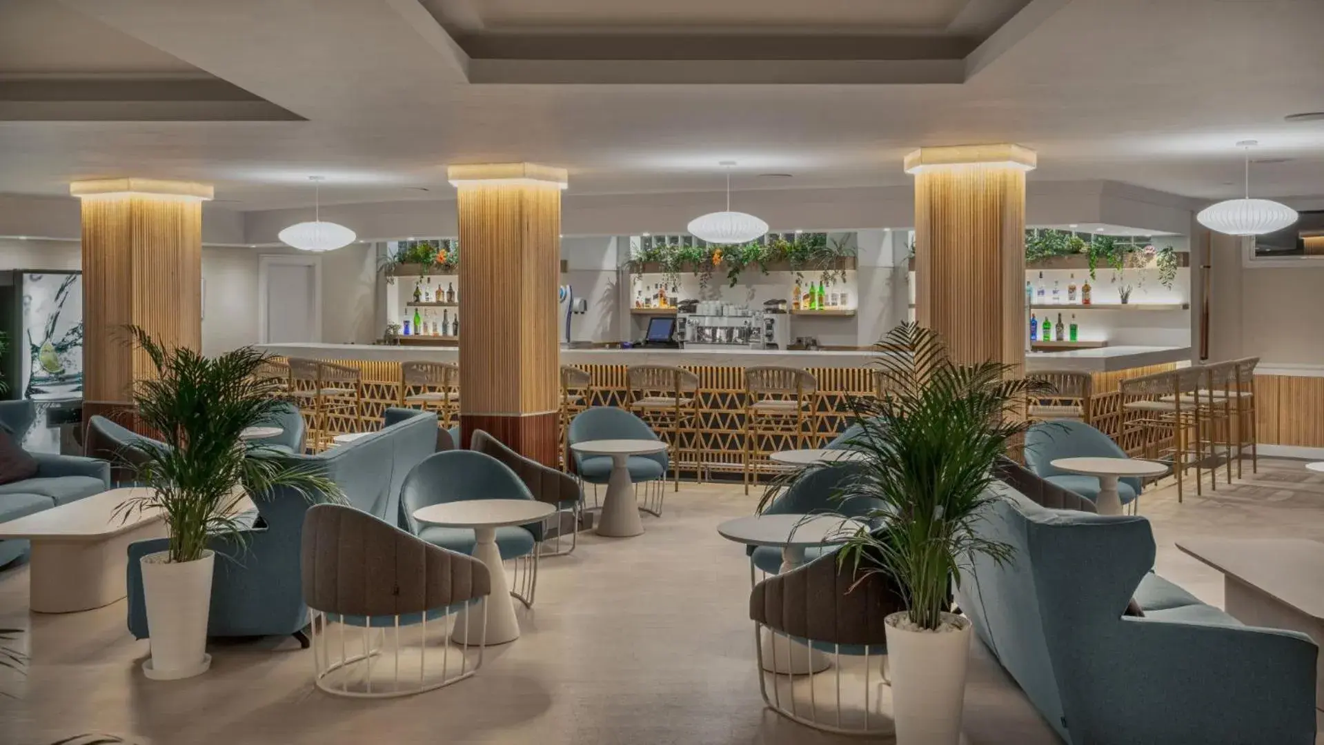 Lobby or reception in MedPlaya Hotel Alba Beach Lobby or reception in MedPlaya Hotel Alba Beach