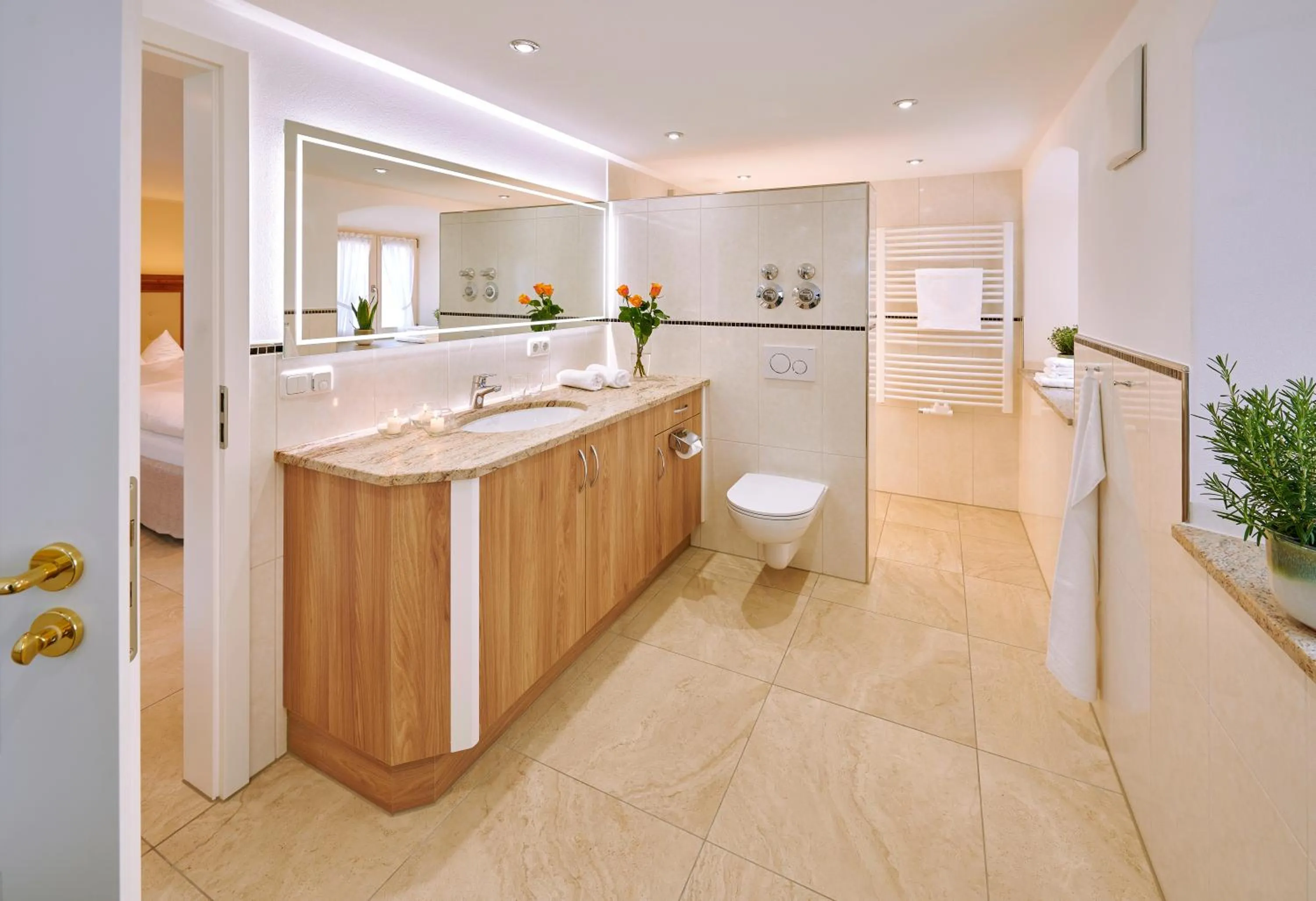 Bathroom in Ferienwohnungen im Bonnschloessl