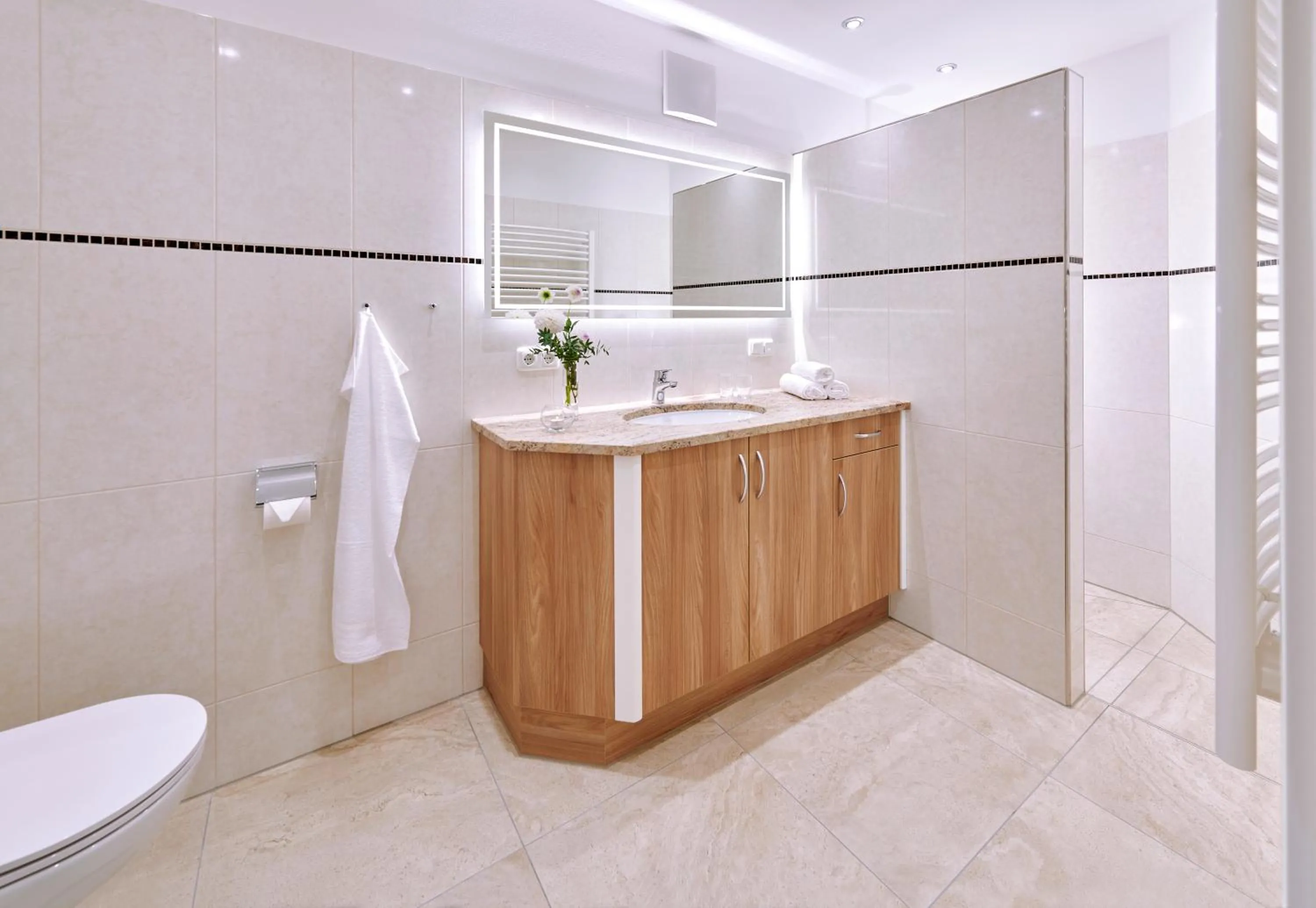 Bathroom in Ferienwohnungen im Bonnschloessl