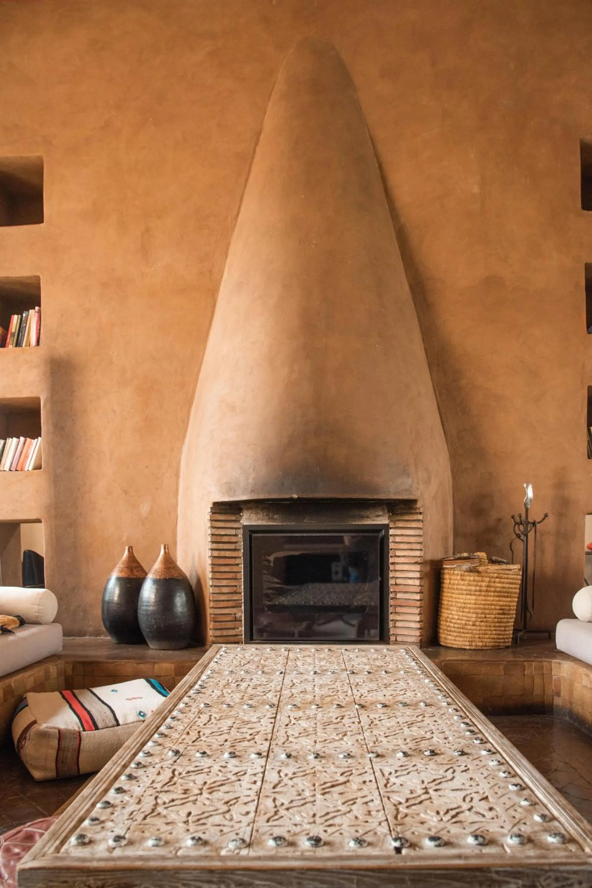 fireplace in Jnane Allia