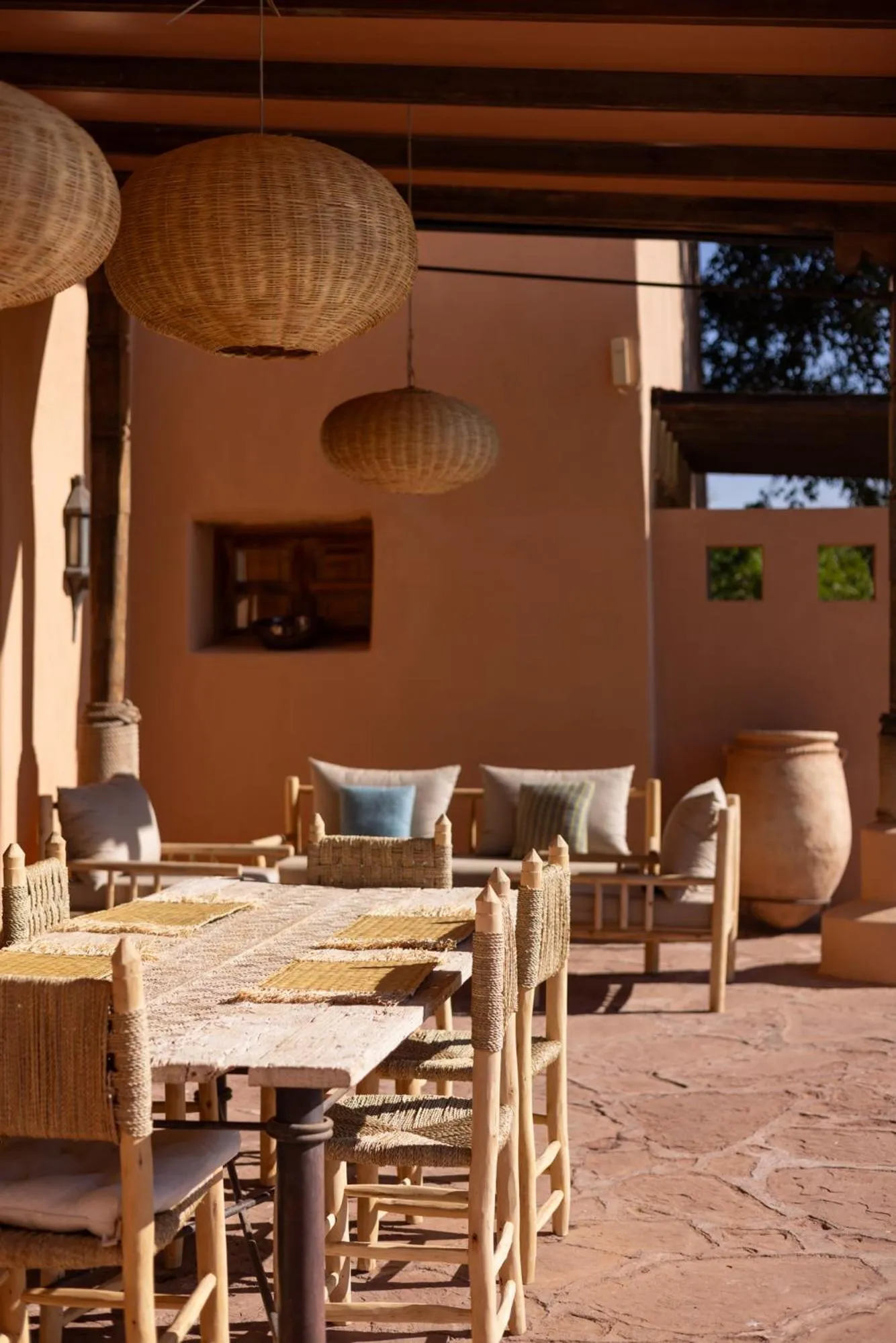 Seating area in Jnane Allia