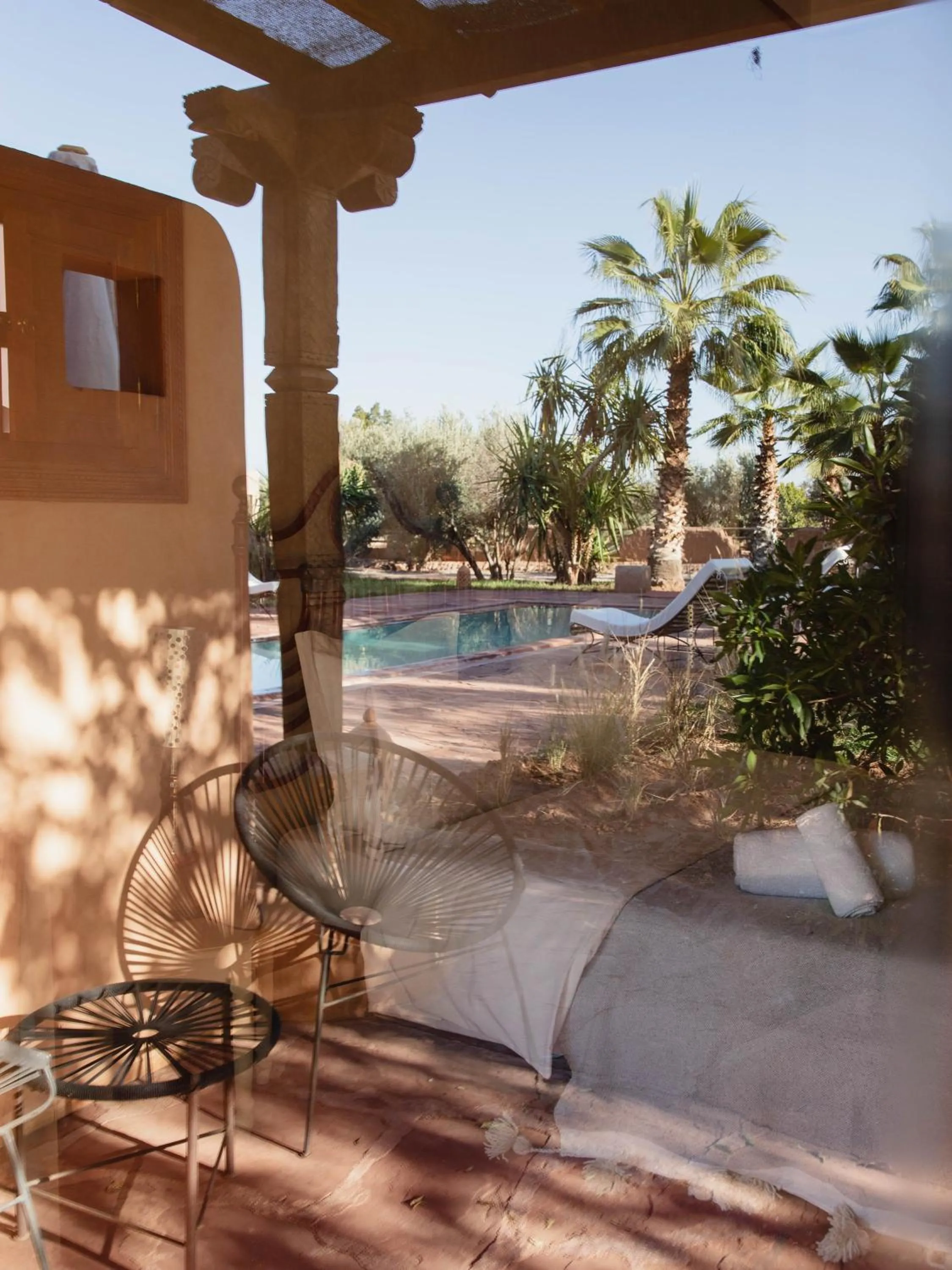 Garden view in Jnane Allia