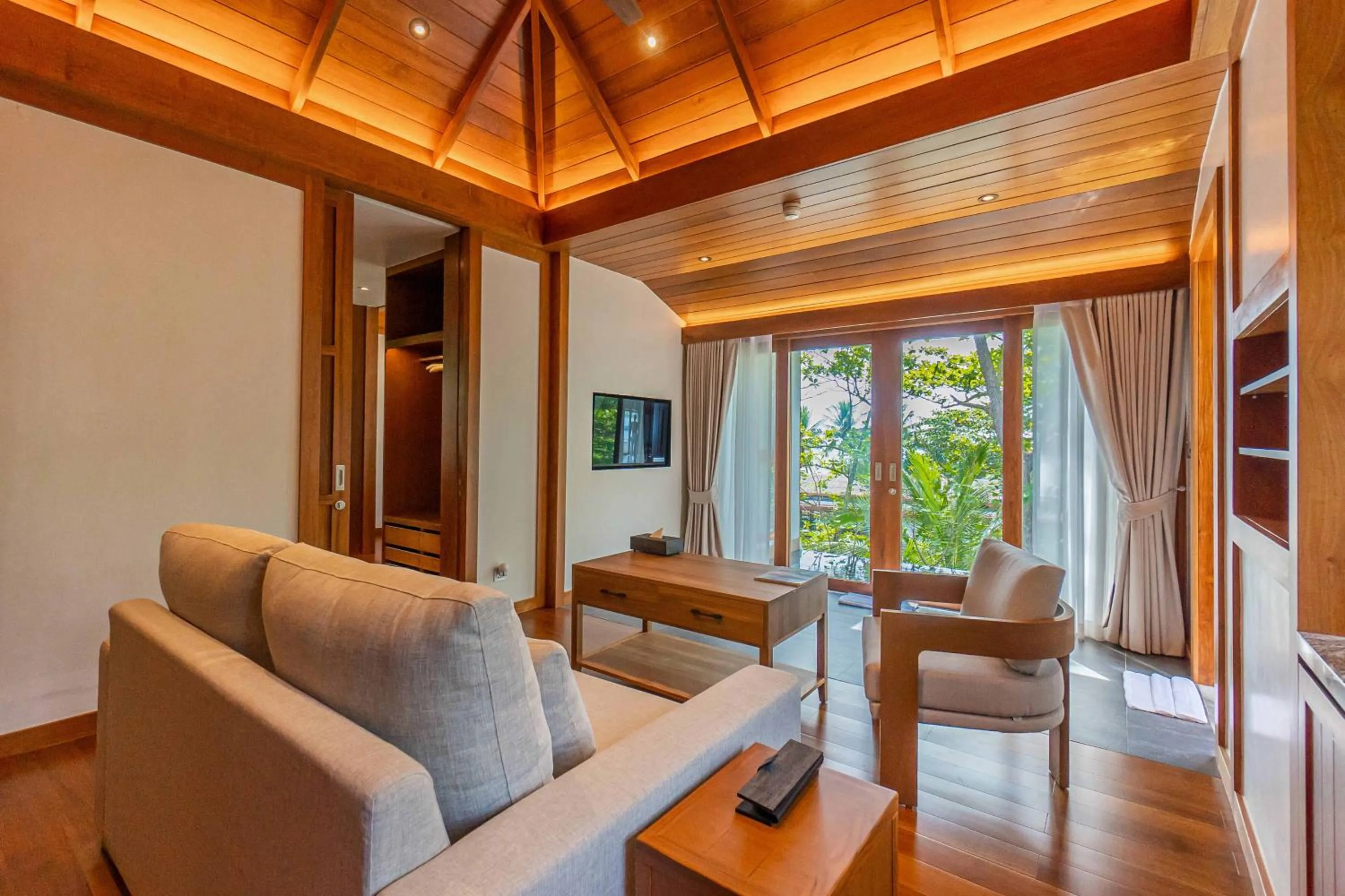 Living room in The Surin Phuket