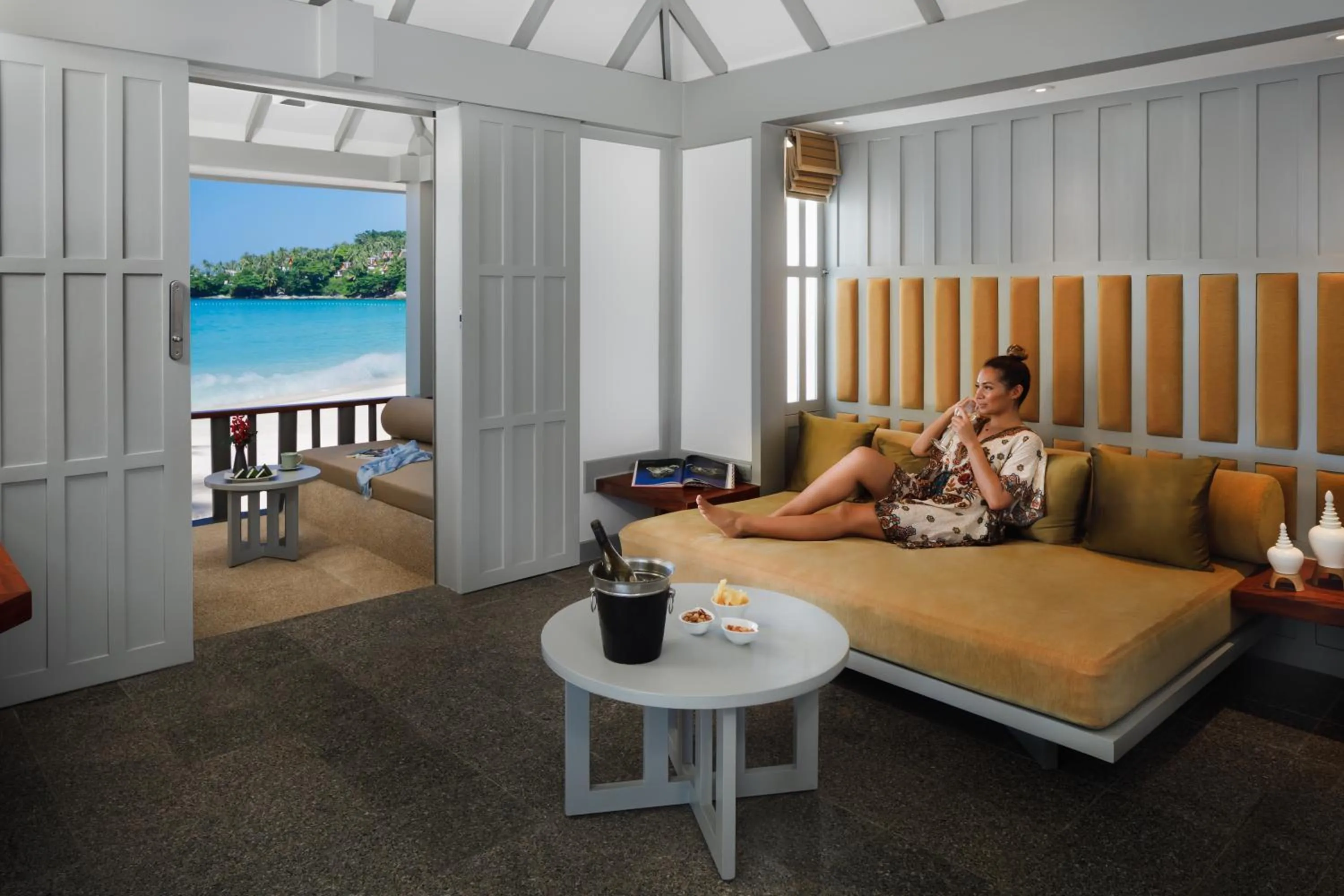 Seating area in The Surin Phuket