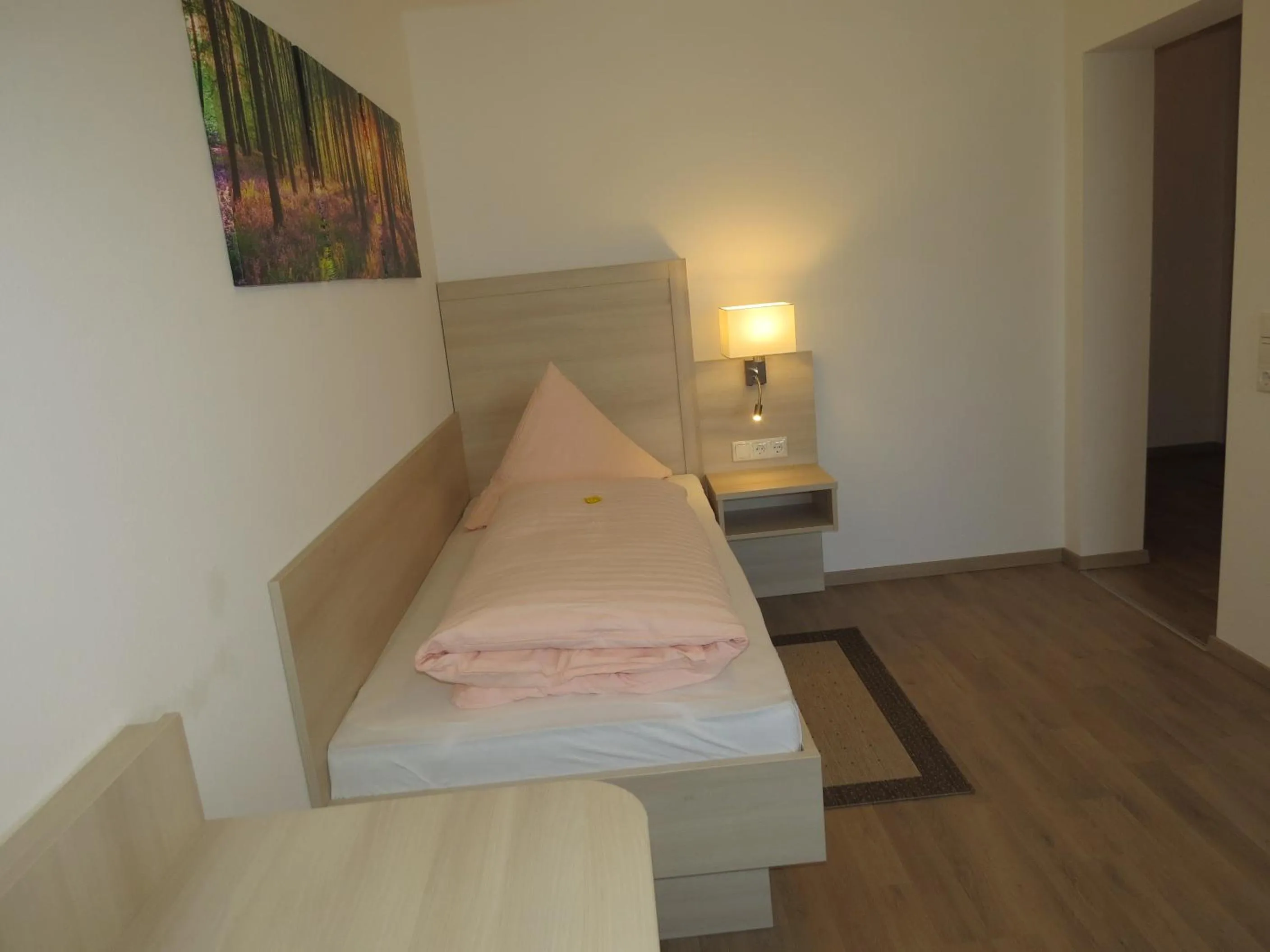 Photo of the whole room, Bed in Büchelsteiner Hof