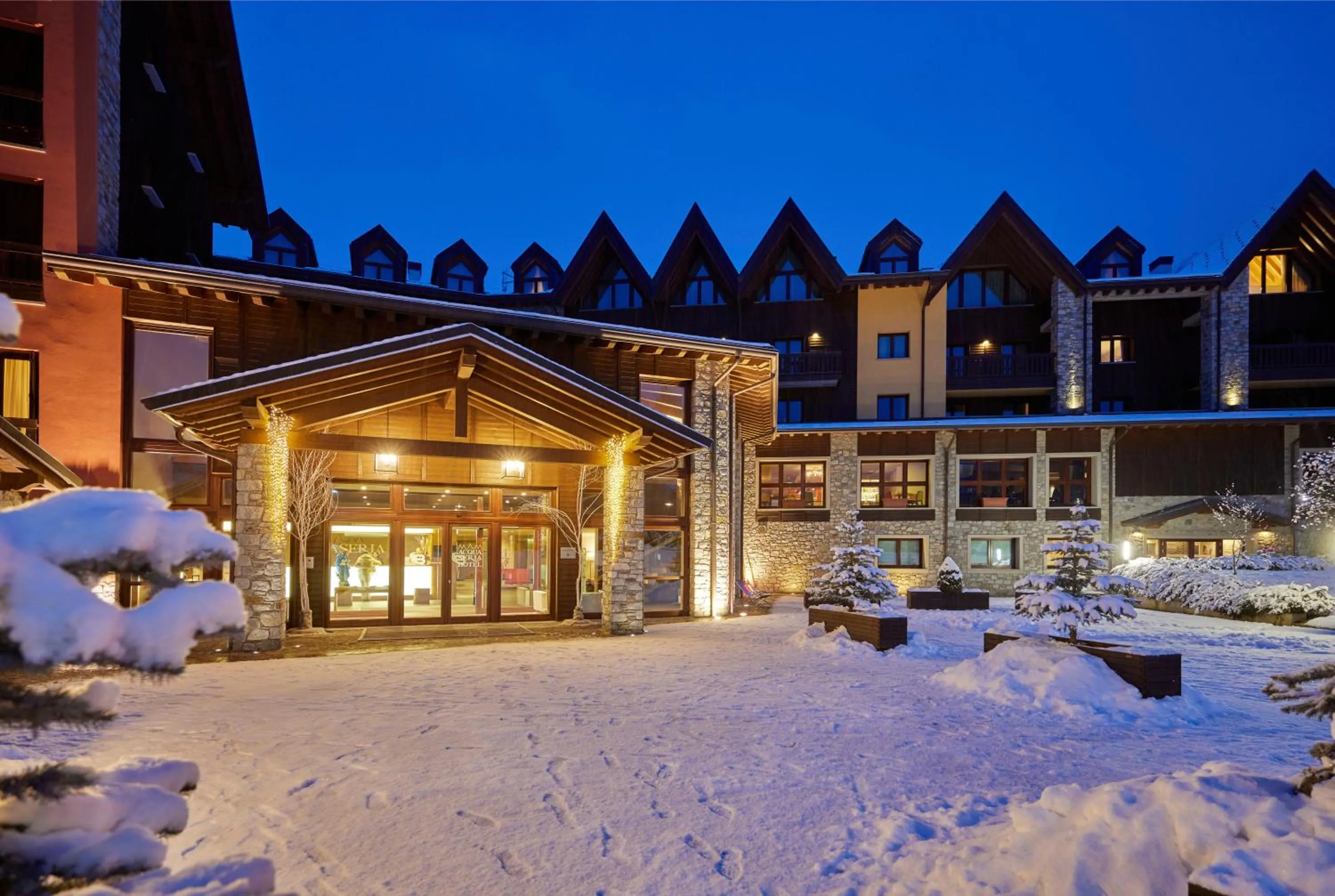 Property building in Blu Hotel Acquaseria