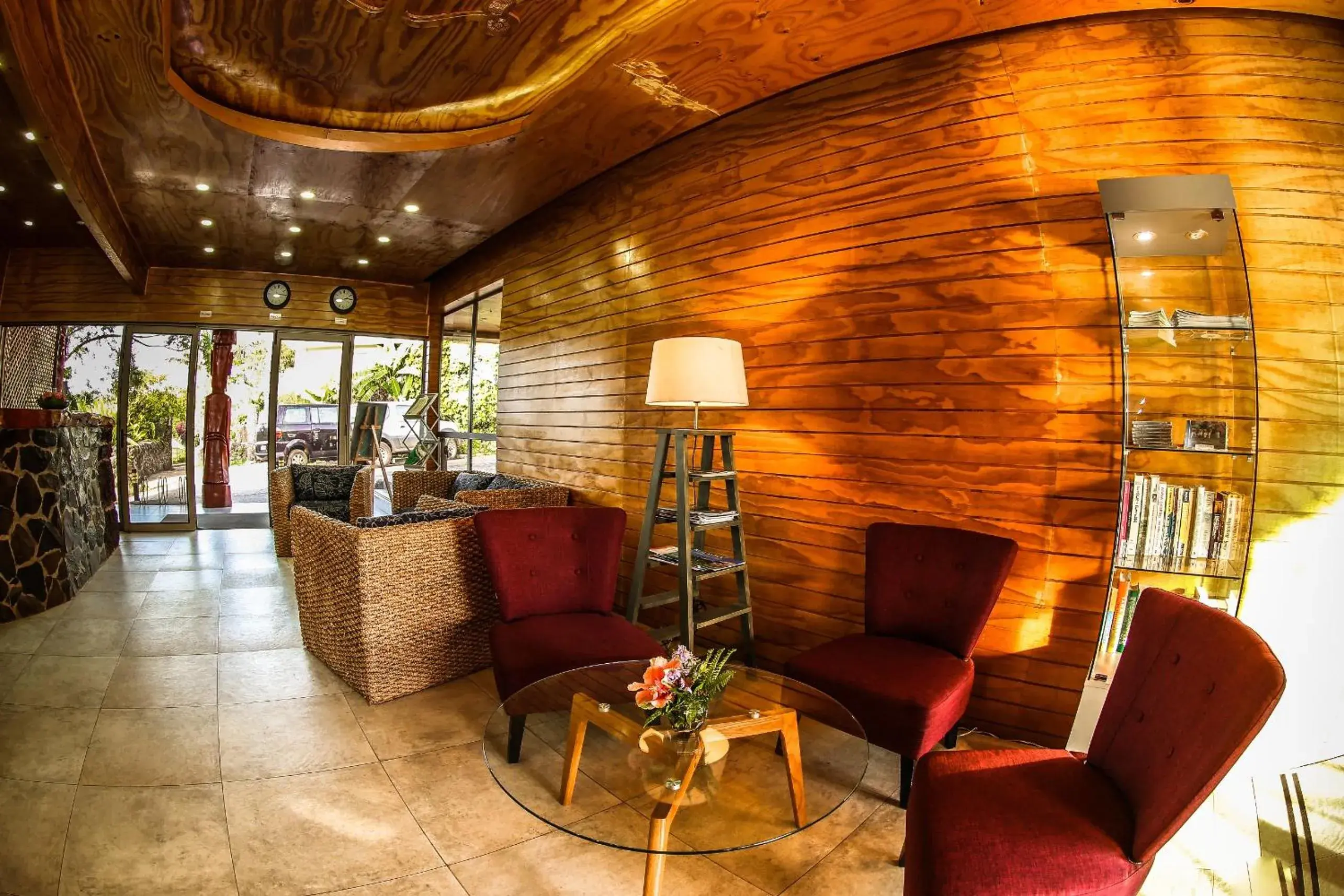 Lobby or reception in Easter Island Ecolodge Lobby or reception in Easter Island Ecolodge