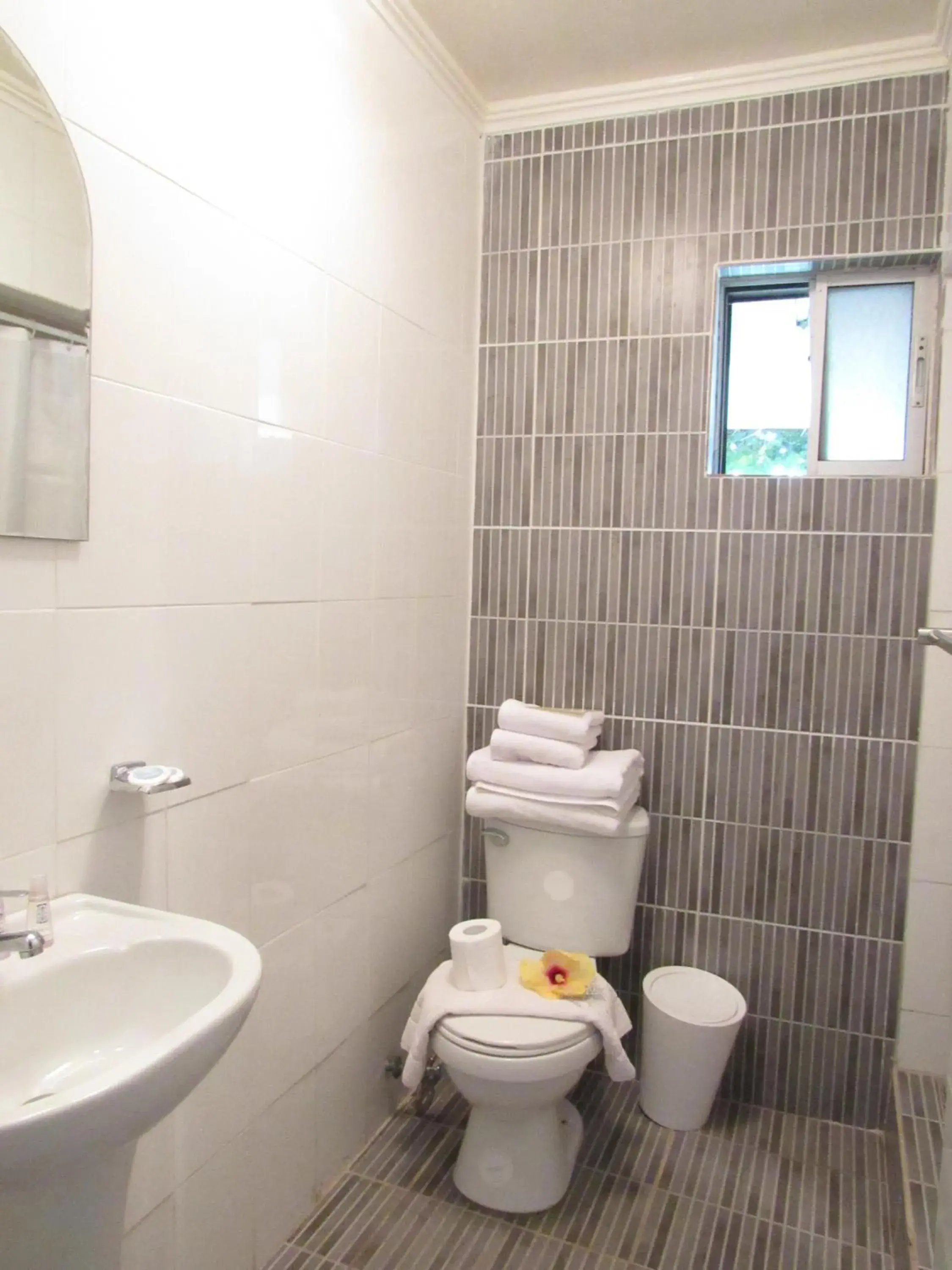 Bathroom in Easter Island Ecolodge Bathroom in Easter Island Ecolodge