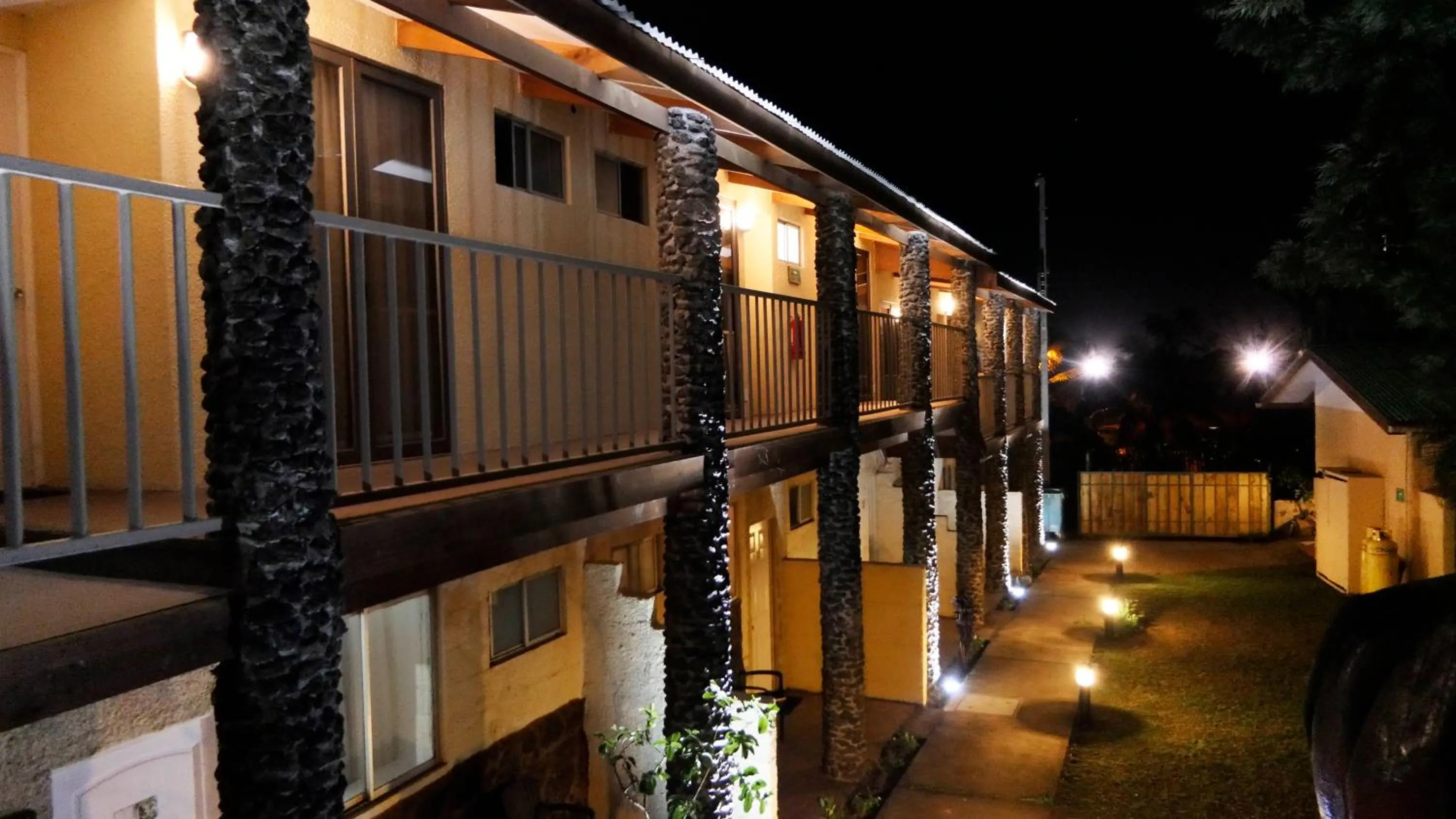 Facade/entrance in Easter Island Ecolodge