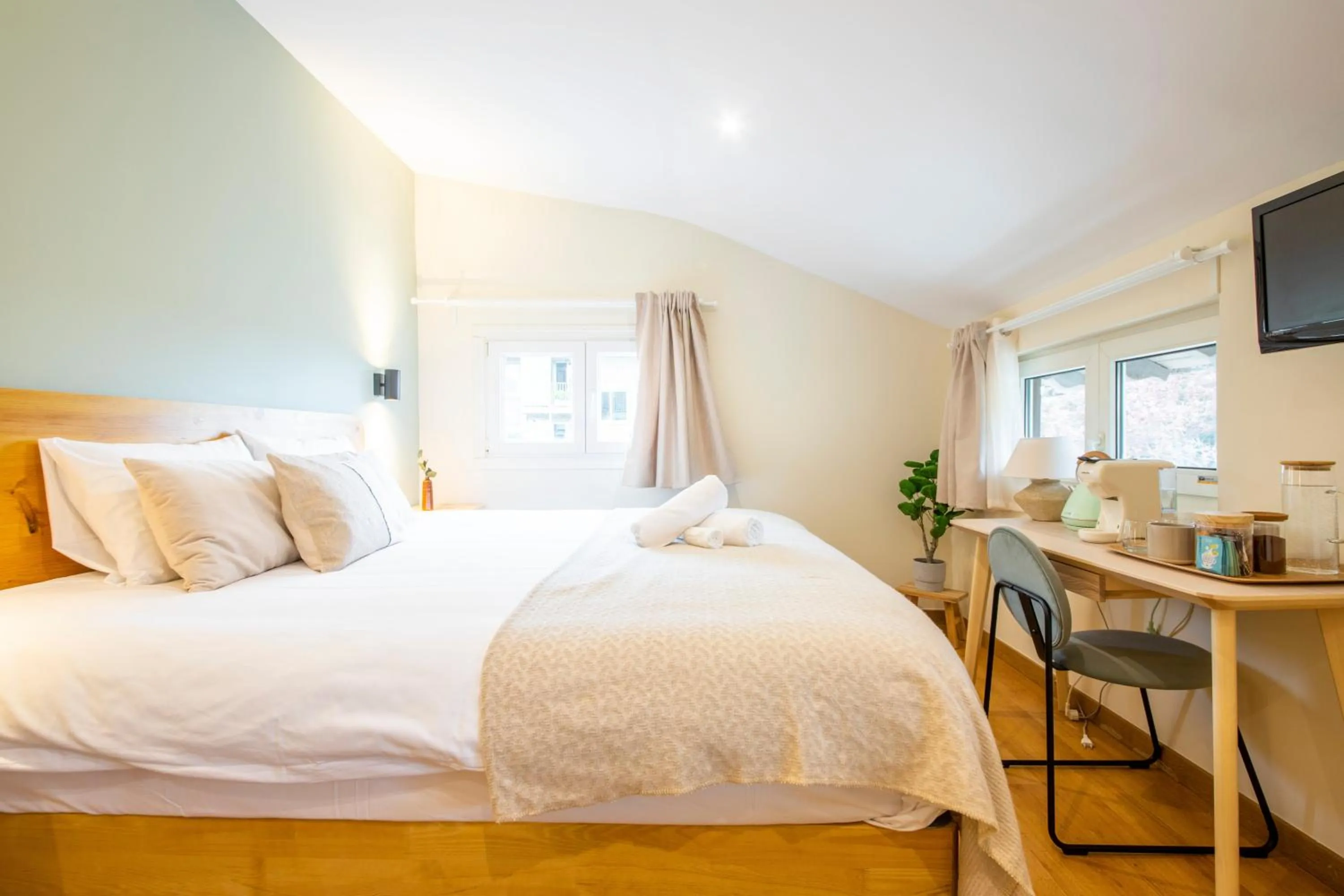 Bed in Hotel Donosti