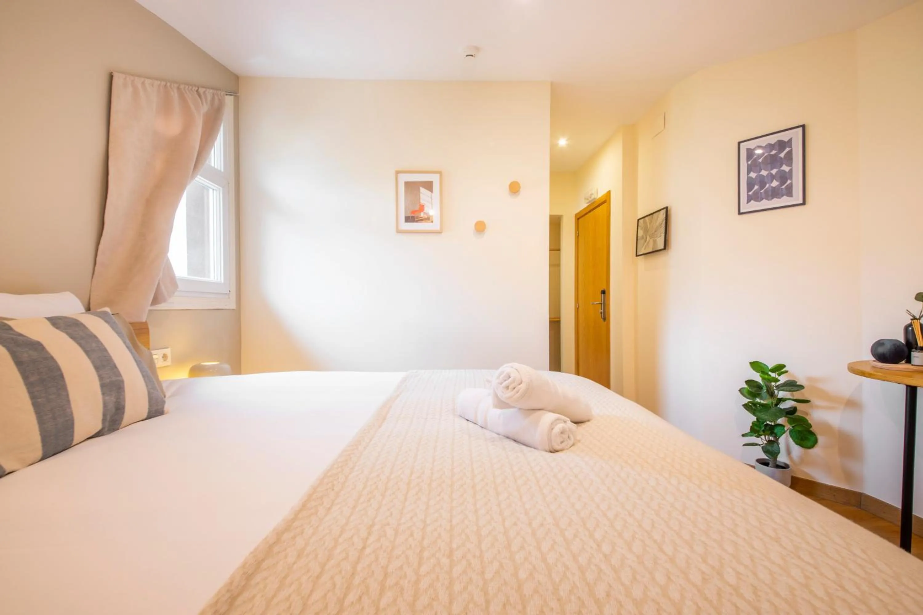 Bed in Hotel Donosti