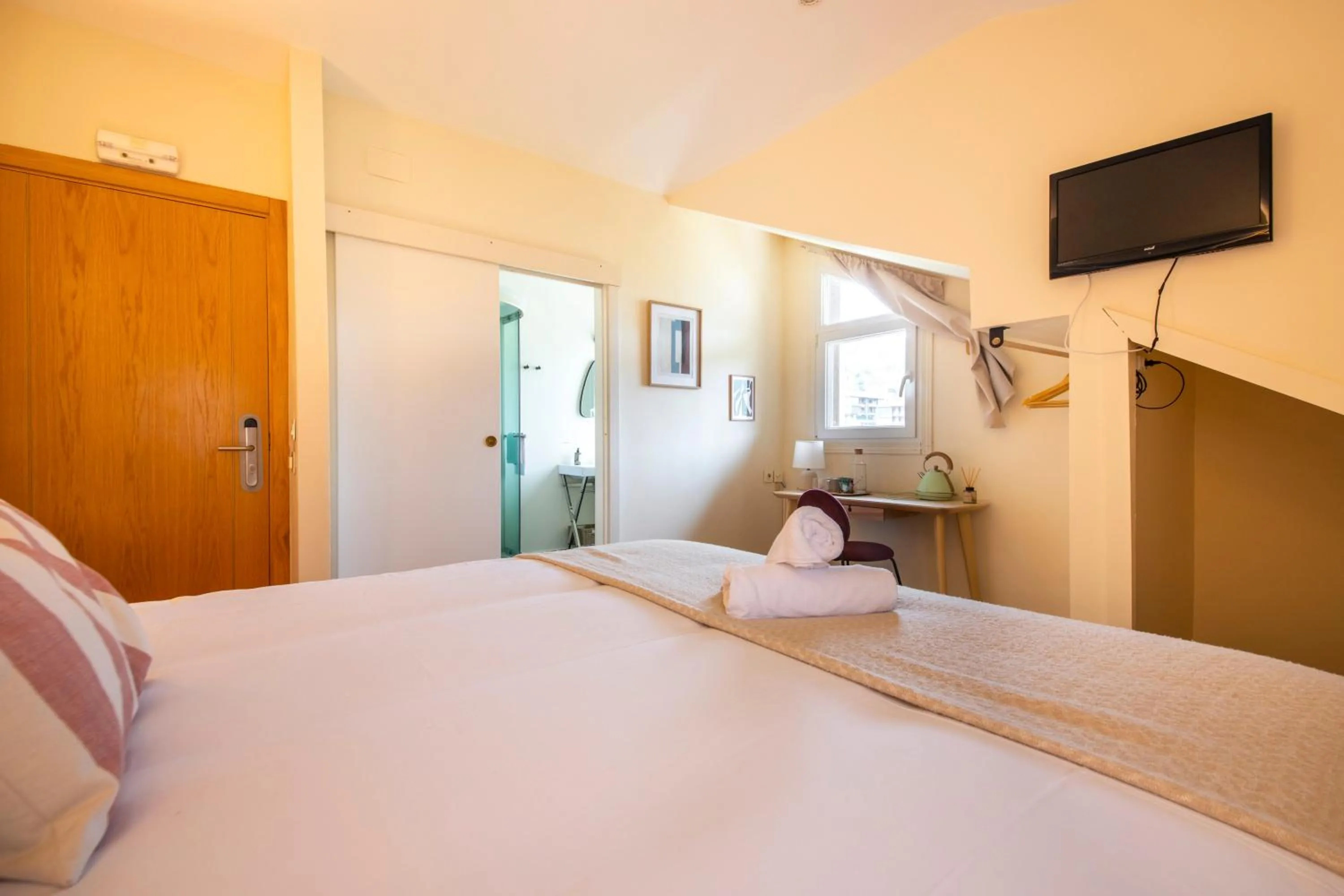 Bed in Hotel Donosti