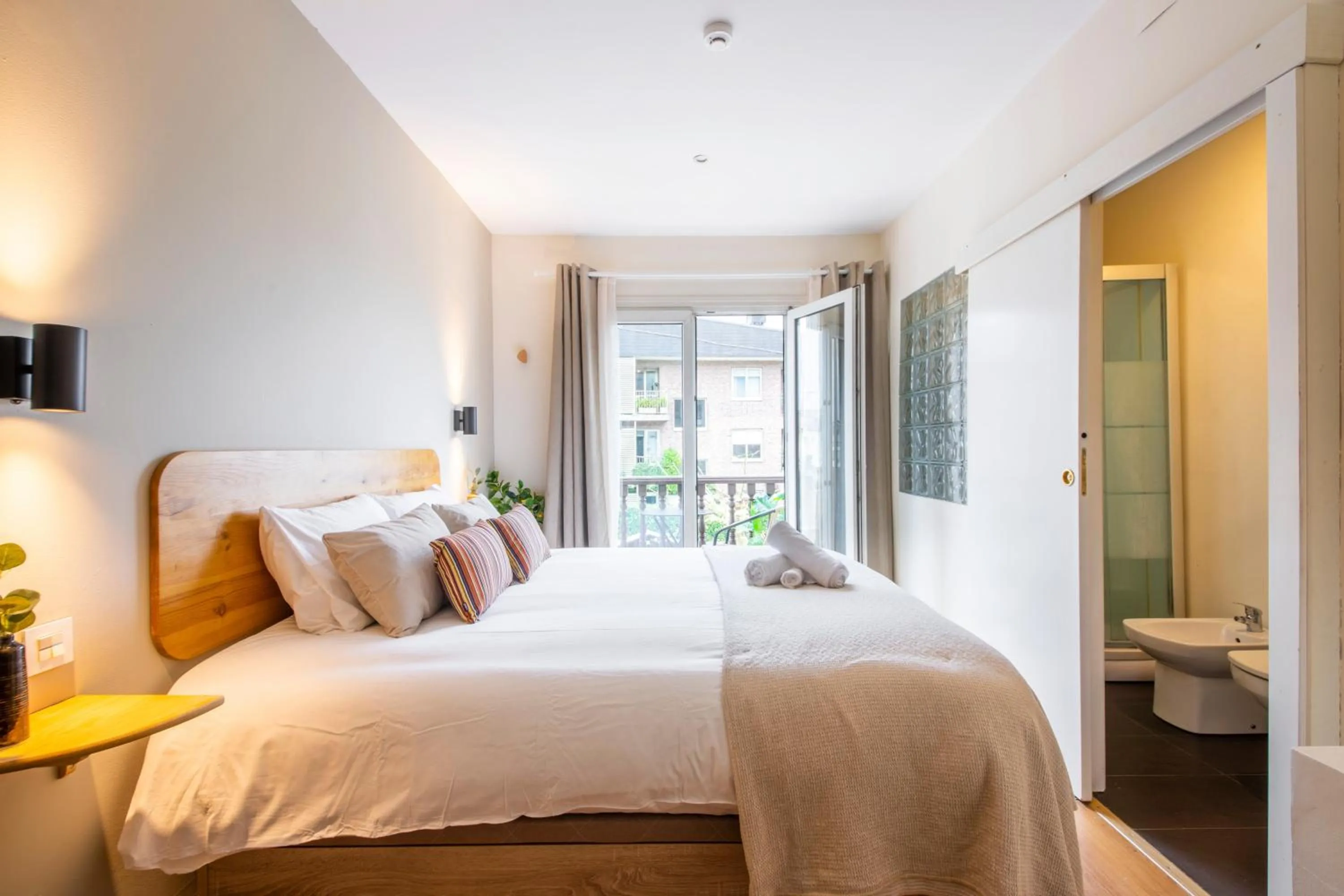 Bed in Hotel Donosti