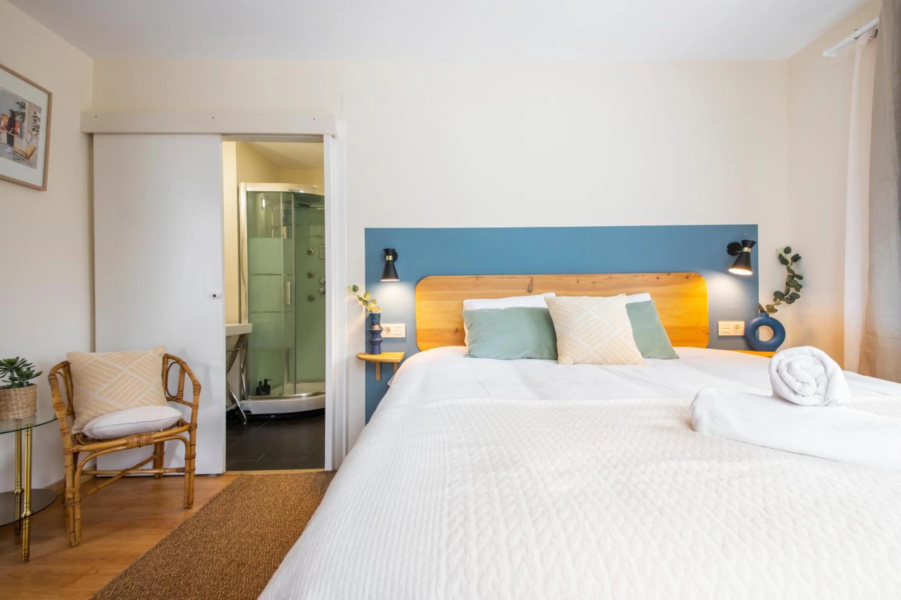 Bed in Hotel Donosti