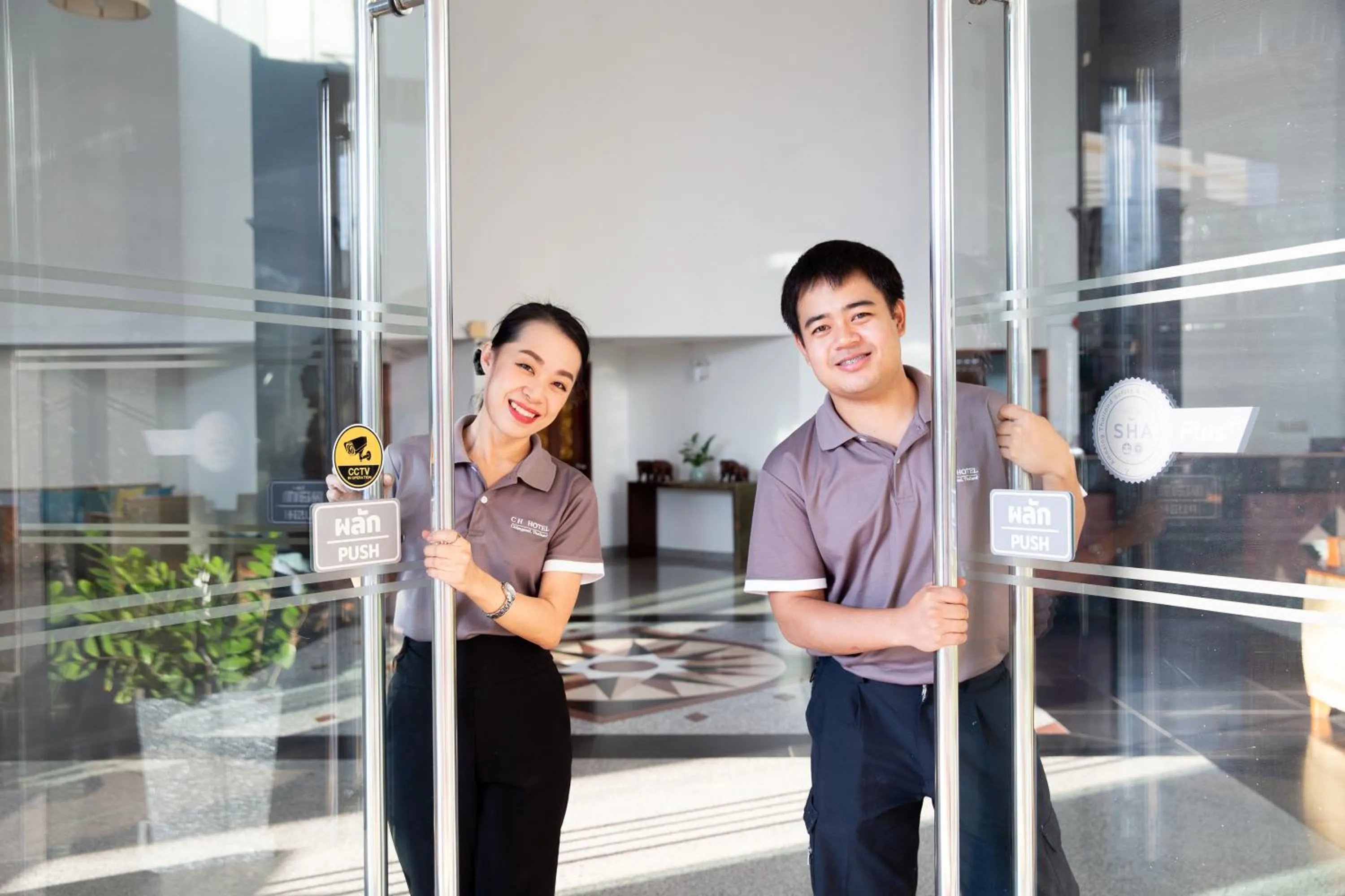Lobby or reception in CH Hotel