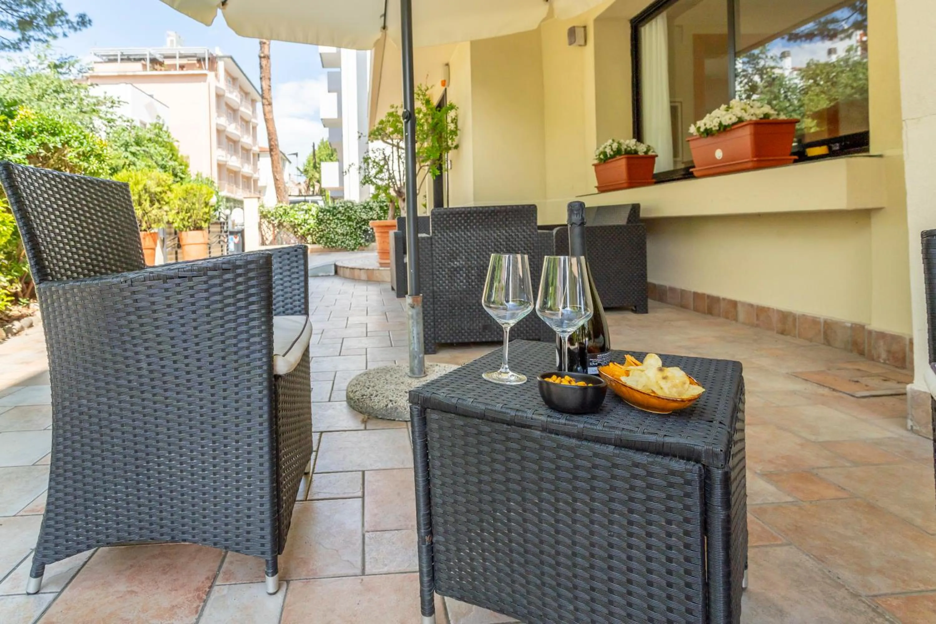 Garden in Hotel Vannucci